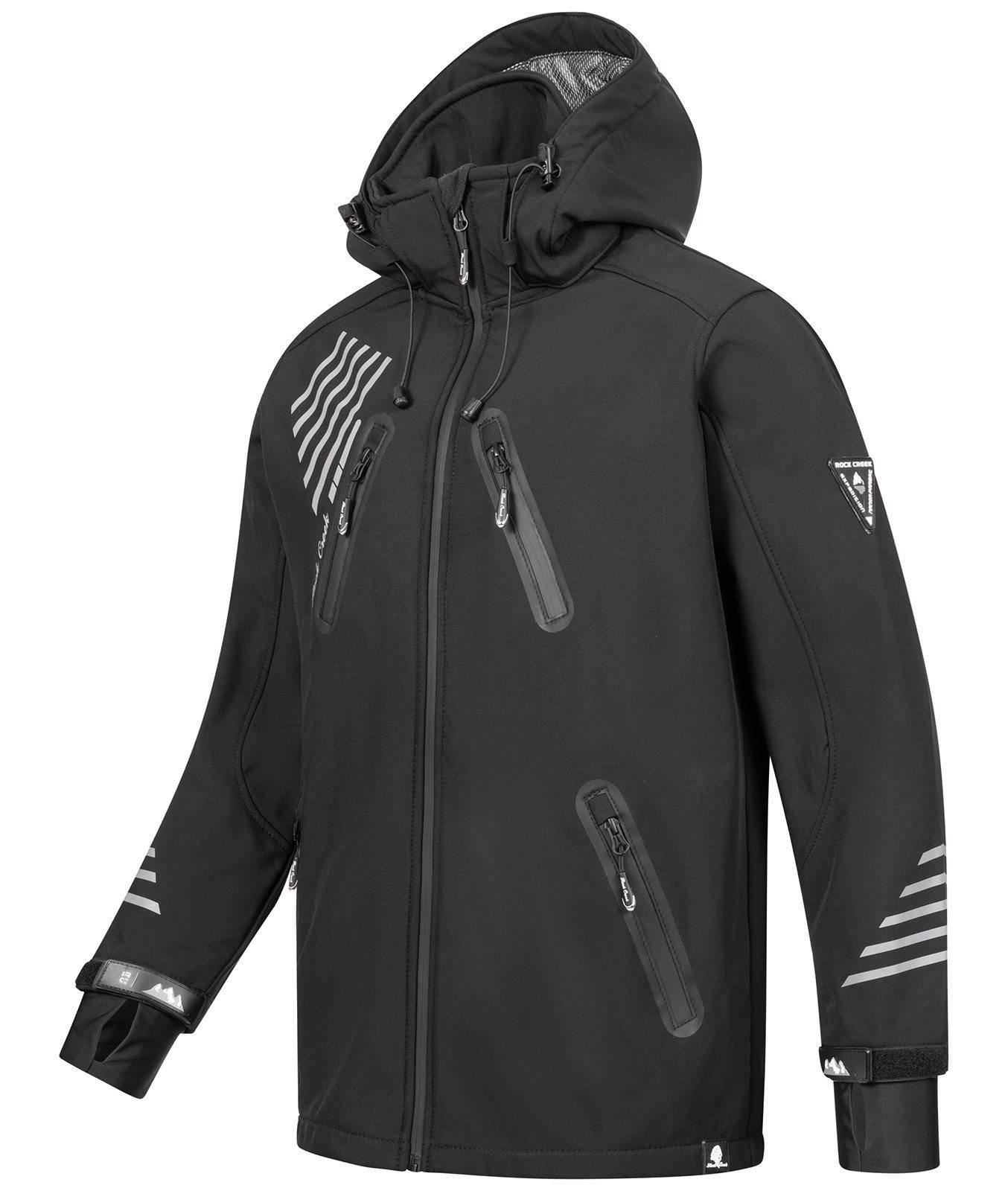 Rock Creek Softshelljacke Herren Softshelljacke Wanderjacke H-140 günstig online kaufen