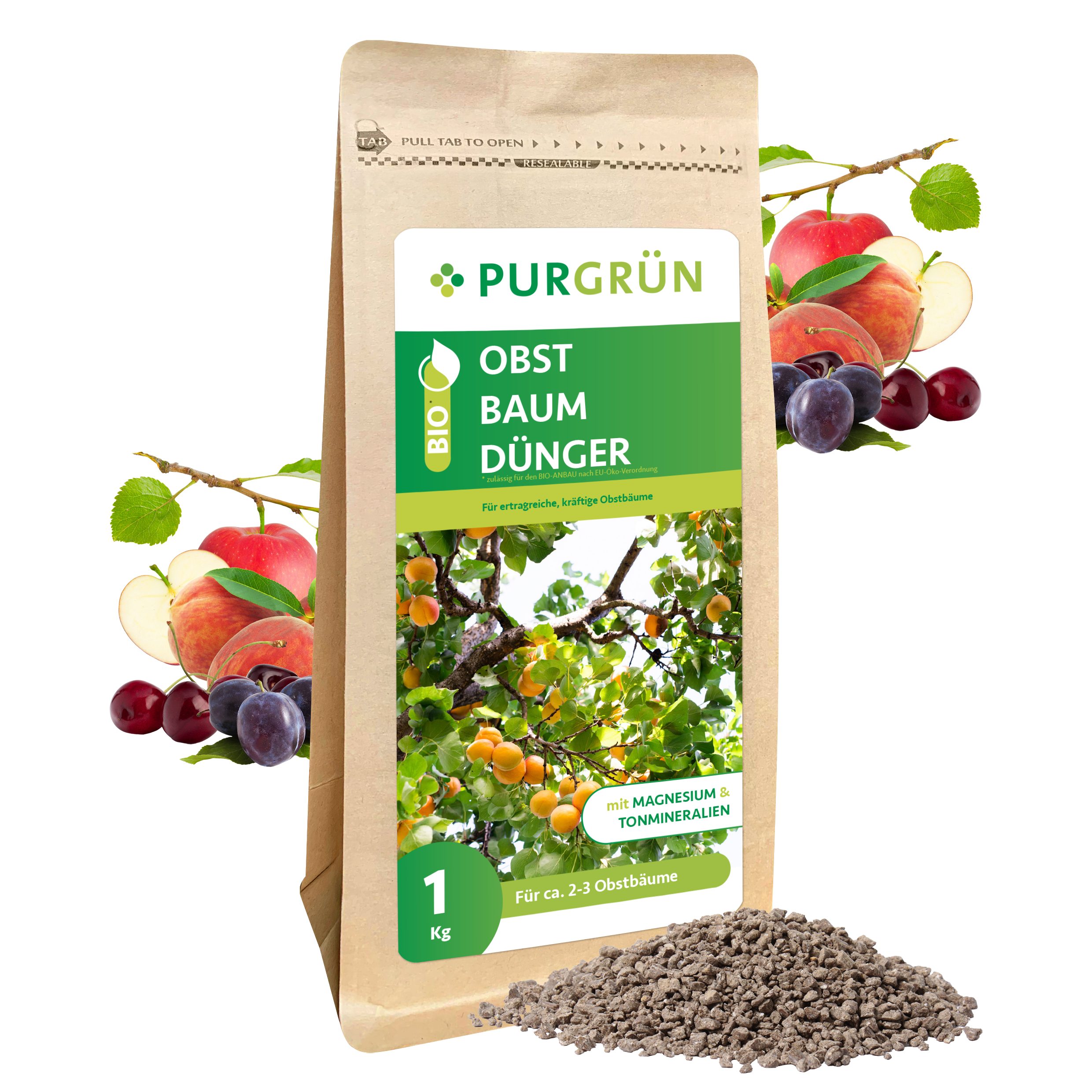 Purgrün Obstdünger Purgrün Bio Obstbaum Dünger, günstig online kaufen