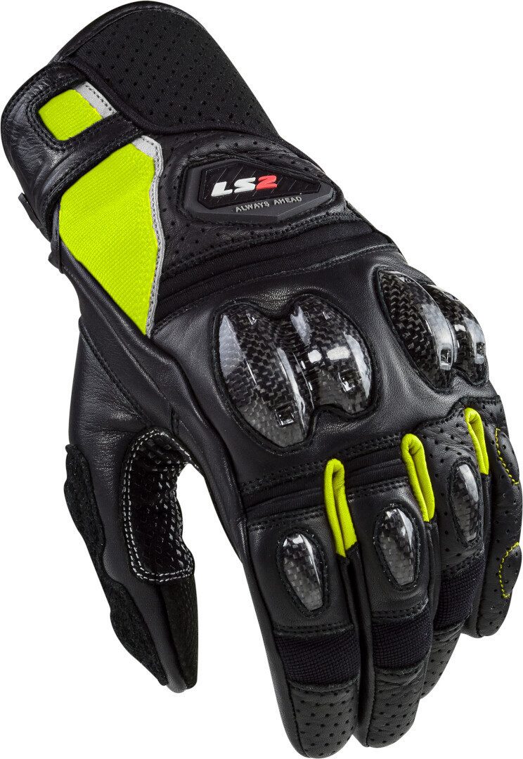 LS2 Motorradhandschuhe Spark II Leather perforierte Motorradhandschuhe