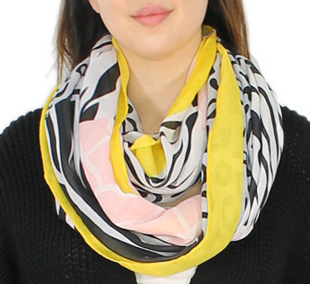 dy_mode Loop Großer Loop Schal in Tierdruck Muster Bunter Damen Schlauchsch günstig online kaufen