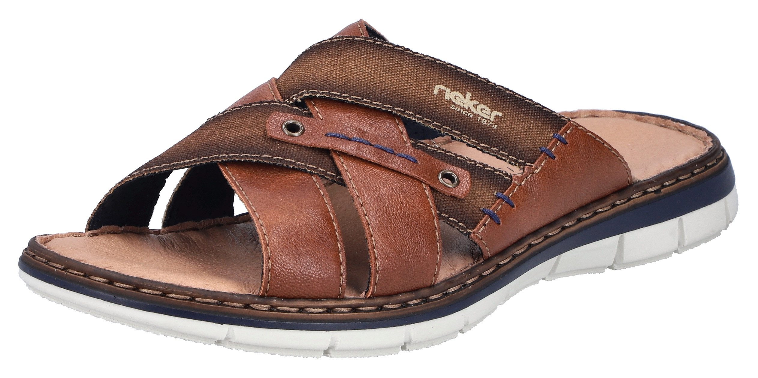 Rieker Pantolette, Sommerschuh, Schlappen, Poolslides, mit günstig online kaufen