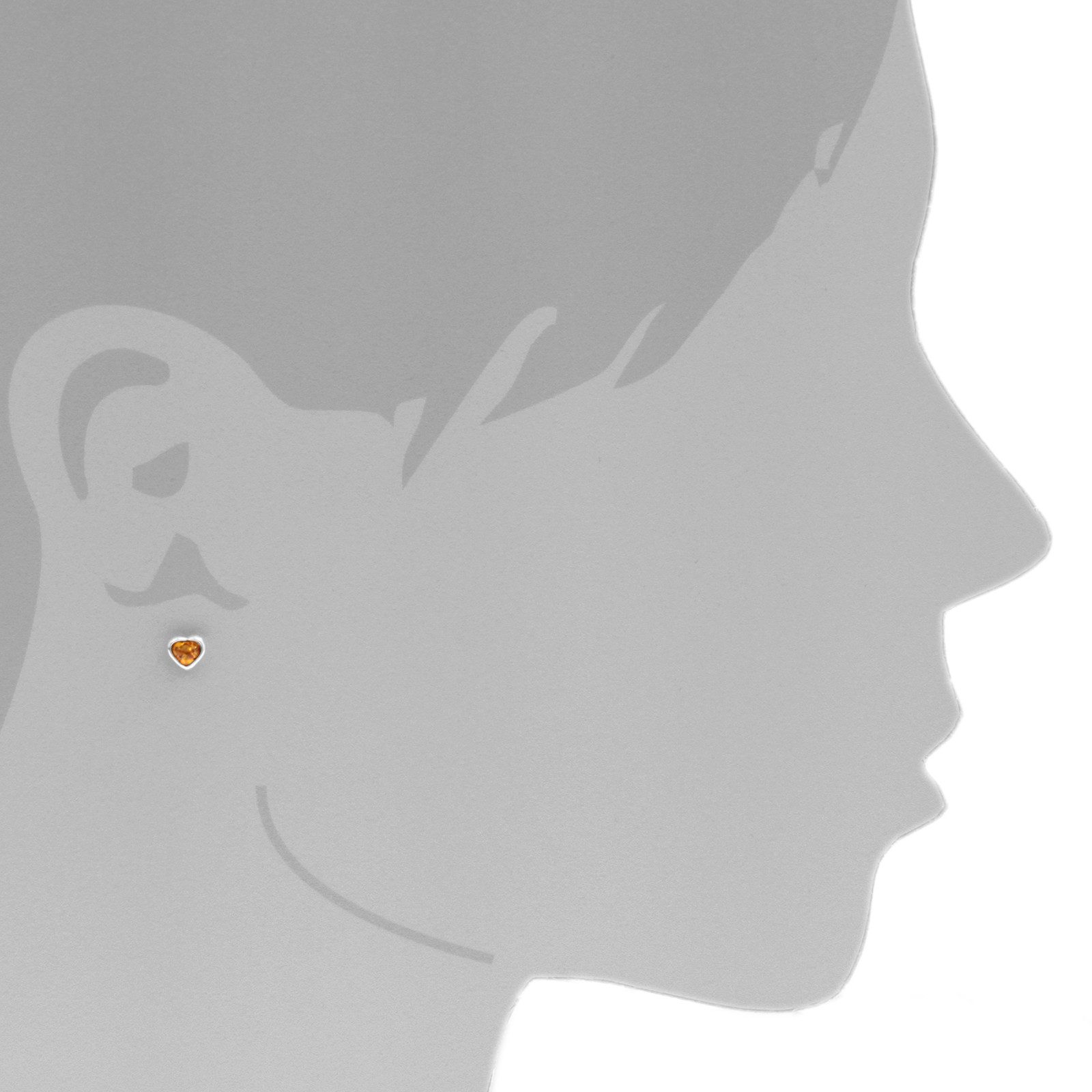 OSTSEE-SCHMUCK Paar Ohrstecker Ostsee-Schmuck Ohrstecker Miniherz günstig online kaufen