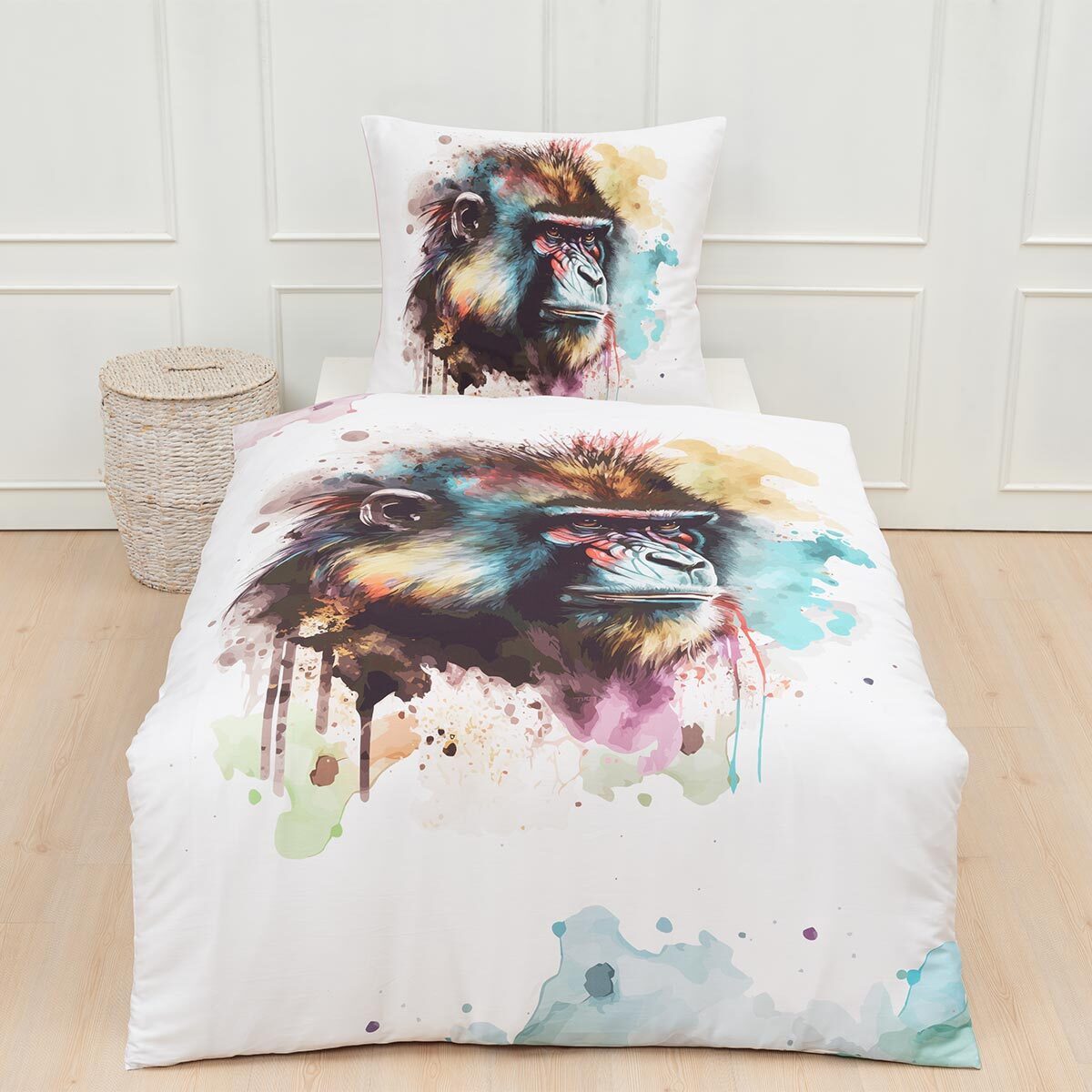 TRAUMSCHLAF Bettwäsche Affe, Mako Satin, 2 günstig online kaufen