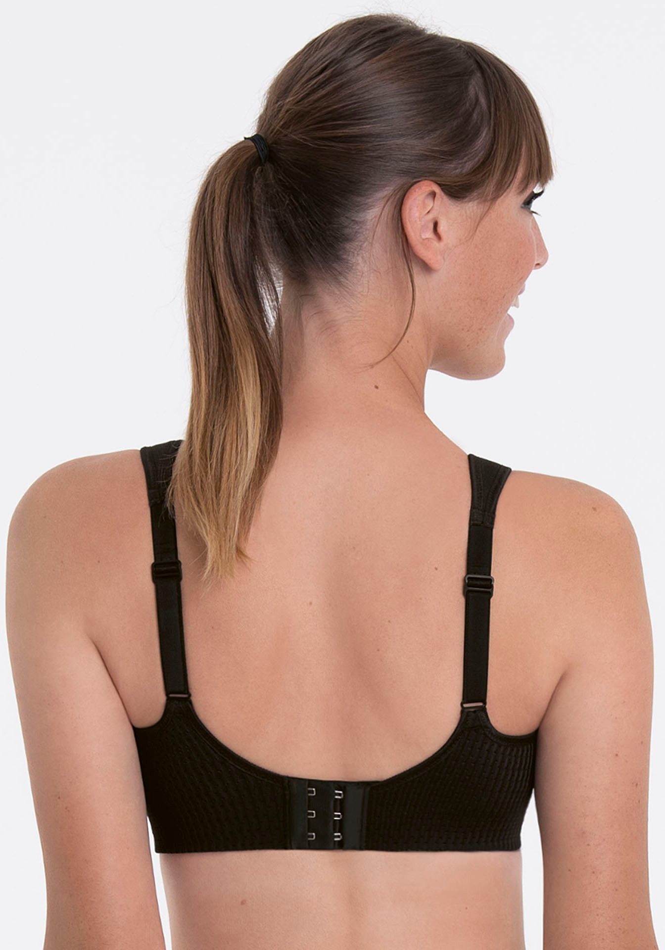 Anita Active Sport-BH Air Control Deltapad doppellagige Cups, gepolsterte Träger, mit Print, feminin, weich