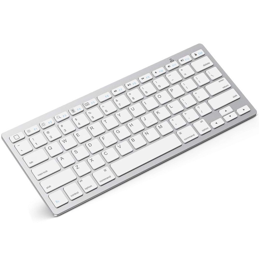 GelldG Bluetooth Tastatur, Tragbare Laptop Tastatur Wireless-Tastatur