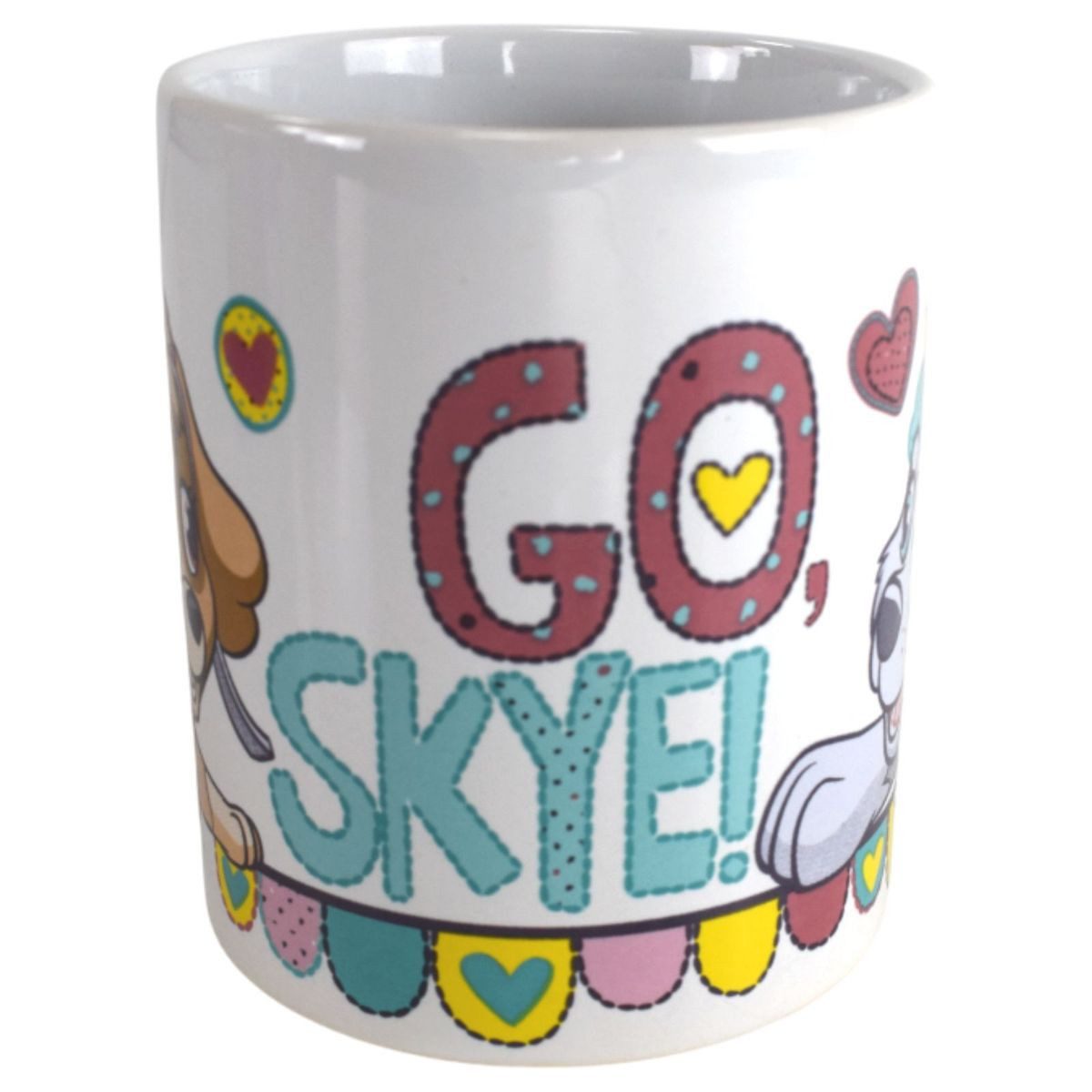 Stor Tasse Tasse Paw Patrol Mädchen Motiv 325ml Keramik Go Skye 11oz Kindertasse, 1-tlg., Keramik, authentisches Design