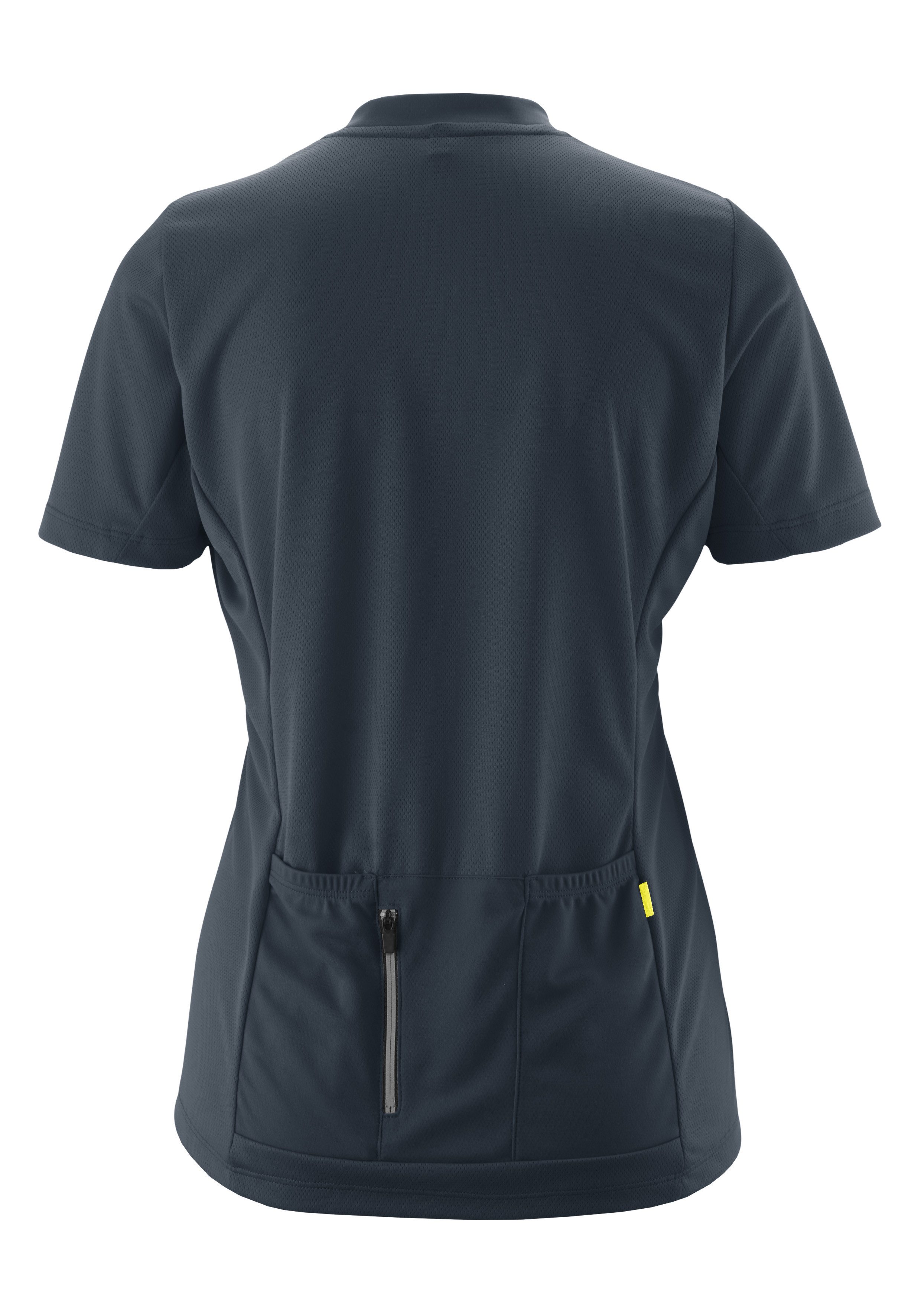 Gonso Radtrikot SITIVO Jersey Green W Damen Fahrradtrikot kurzarm, Half-Zip Trikot mit Rückentasche