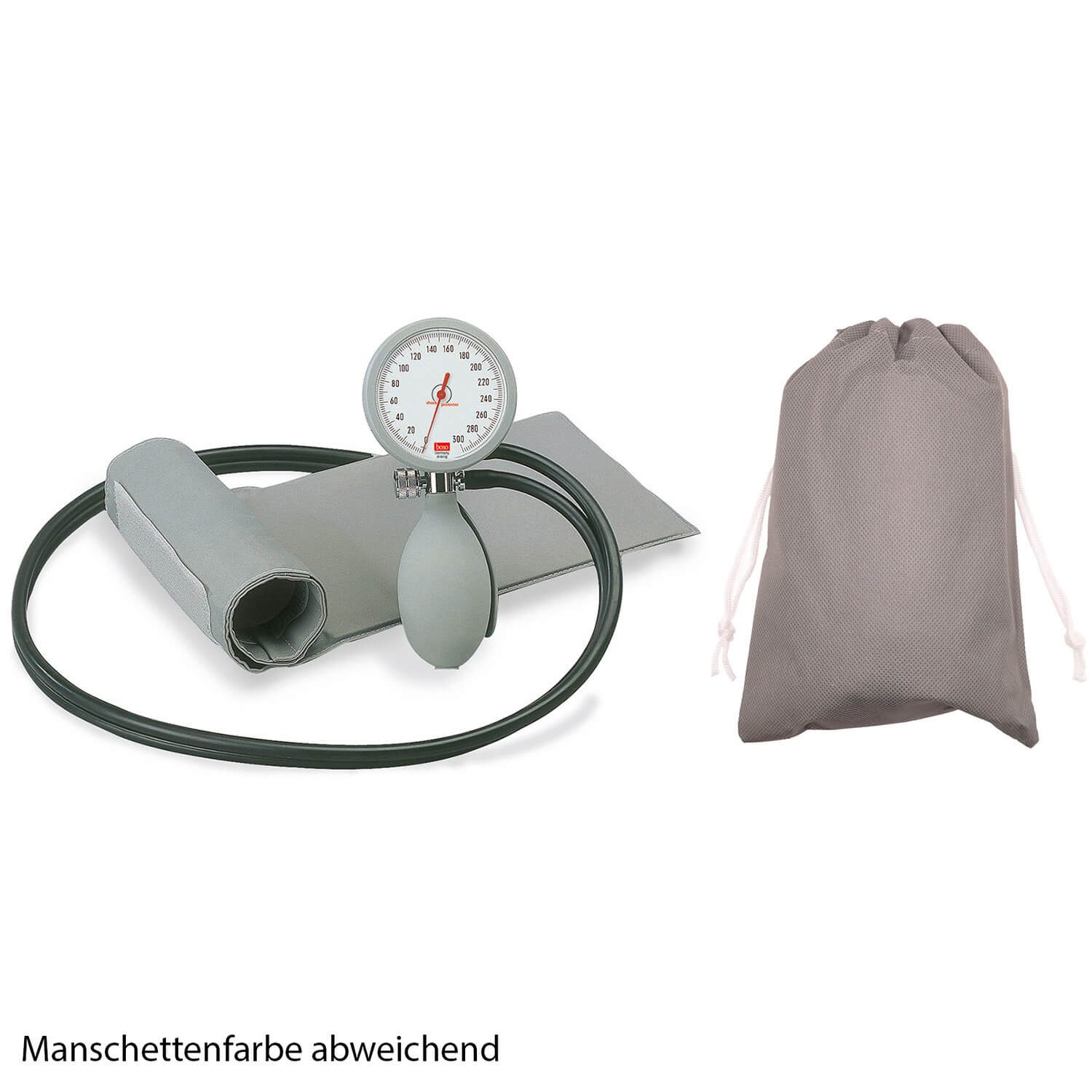 boso Blutdruckmessgerät boso KII Blutdruckmessgerät 2-Schlauch, Manschette Gr. M mit Tasche