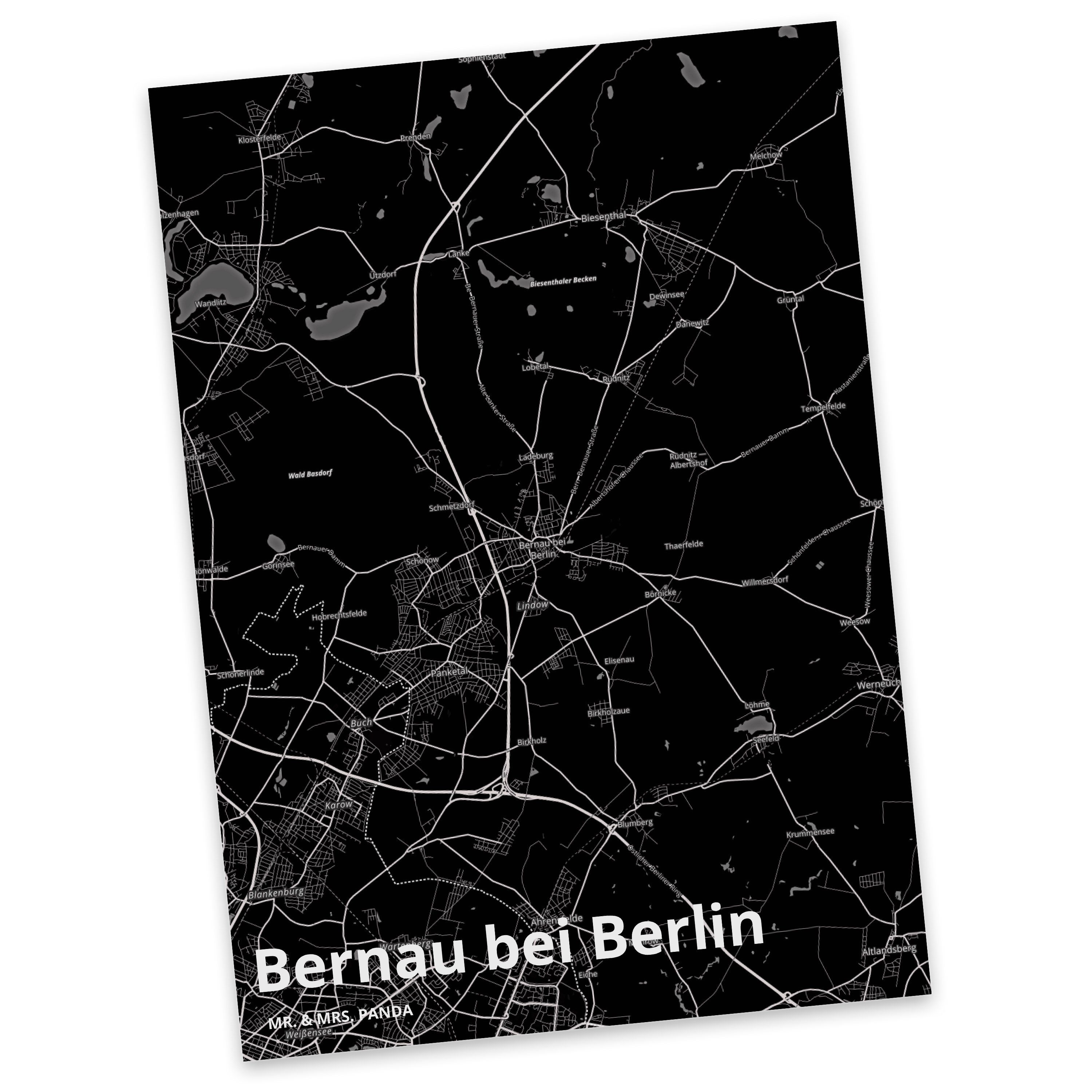 Bernau Postkarte Ansichtskar Berlin Mrs. - Geschenk, & Städte, Ort, Mr. bei Geschenkkarte, Panda