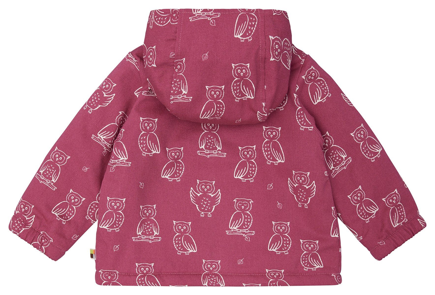 loud + proud Outdoorjacke aus Bio Baumwolle, wasserabweisend mit Teddyfutter