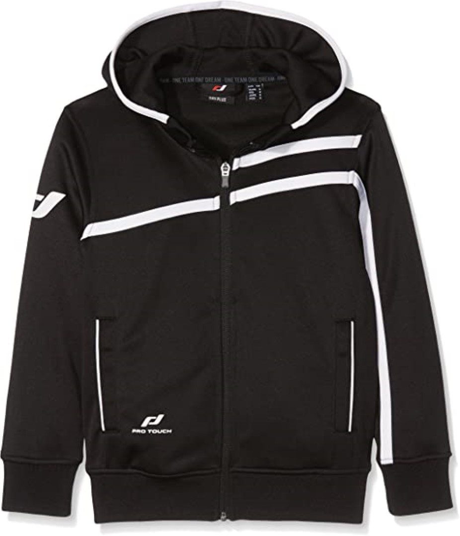 Pro Touch Trainingsjacke Kinder Kenly Kapuzenjacke, Schwarz