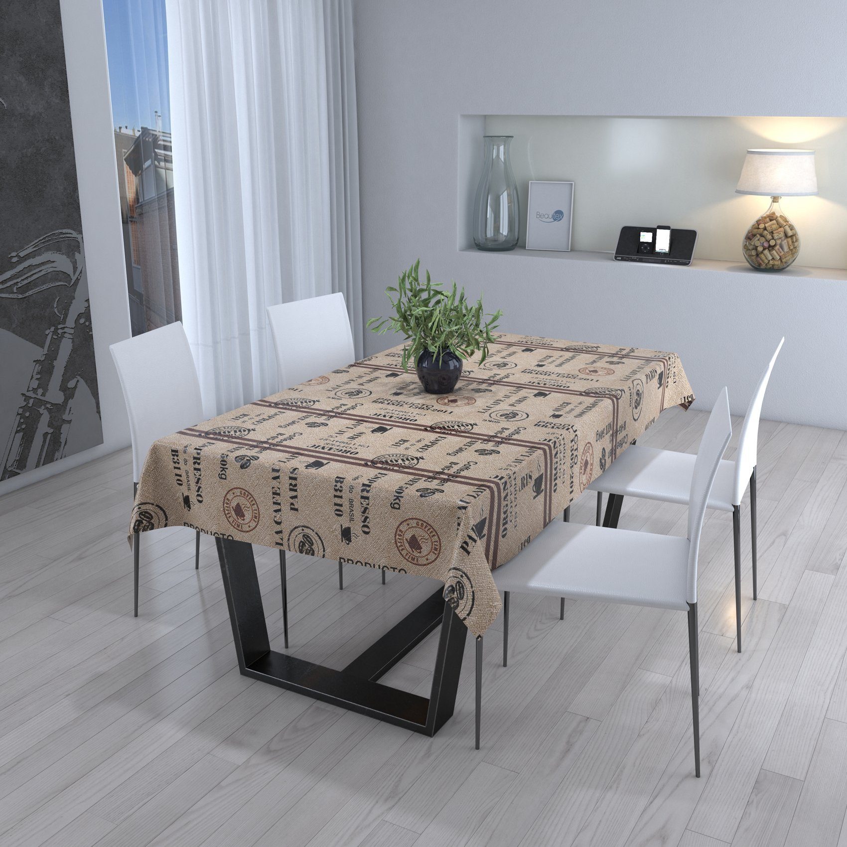 Beautex Tischdecke Wachstuchtischdecke glatt Brasil abwischbar günstig online kaufen