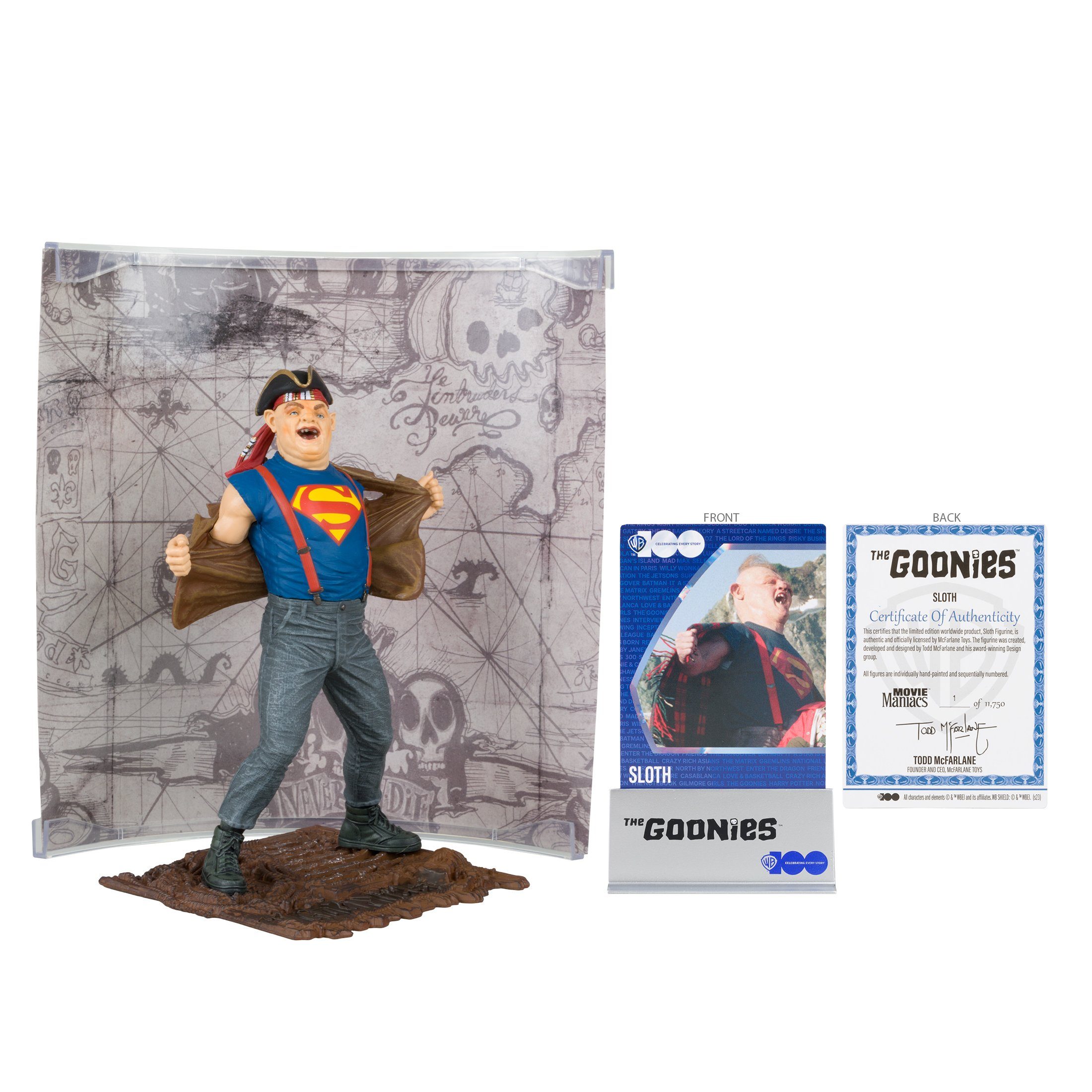 McFarlane Toys Dekofigur Movie Maniacs WB 100: Goonies Sloth Limited Edition 6 Inch Figur