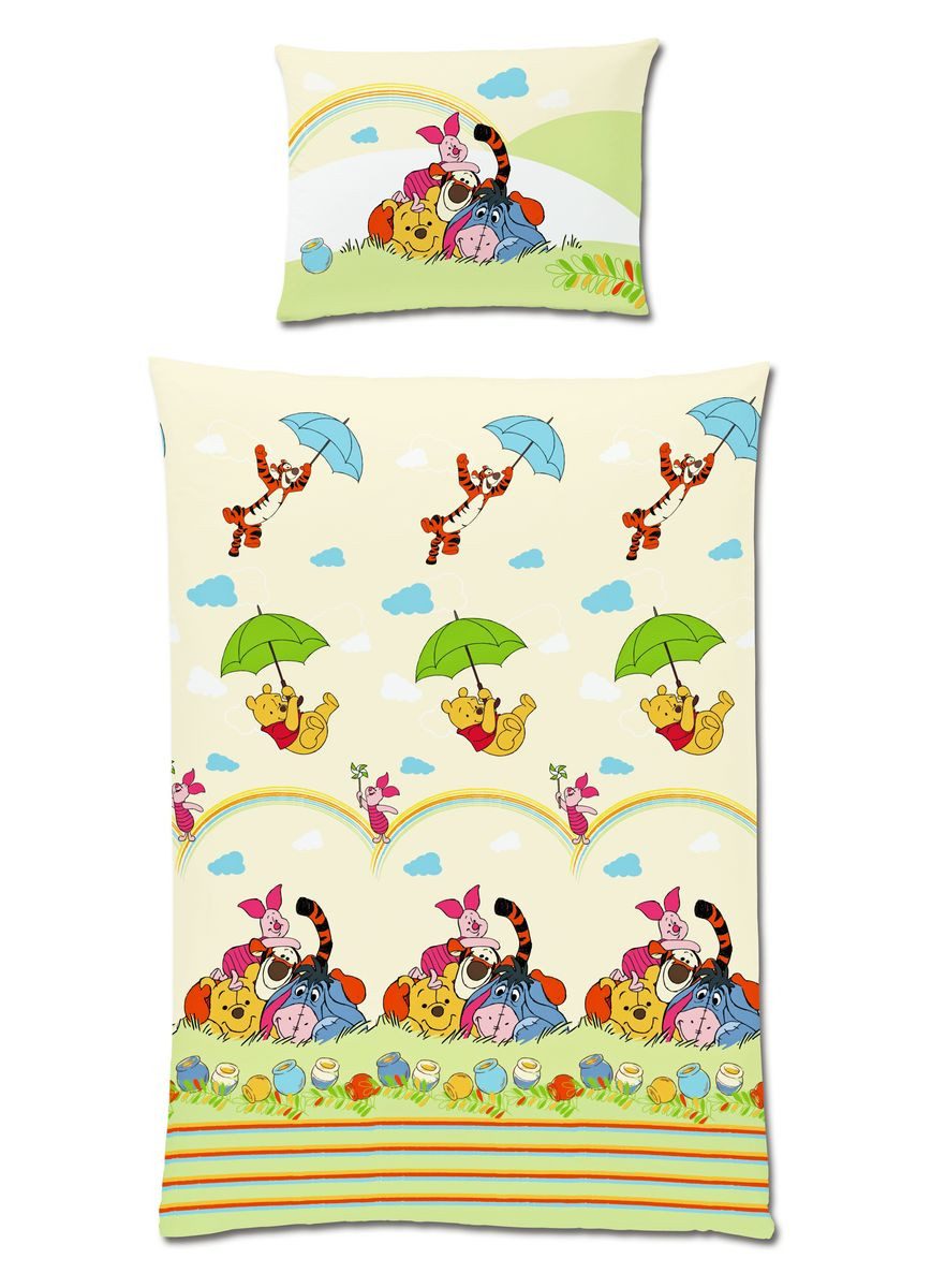 Disney Babybettwäsche Winnie Pooh & seine Freunde Disney 100x135cm, Renforc günstig online kaufen