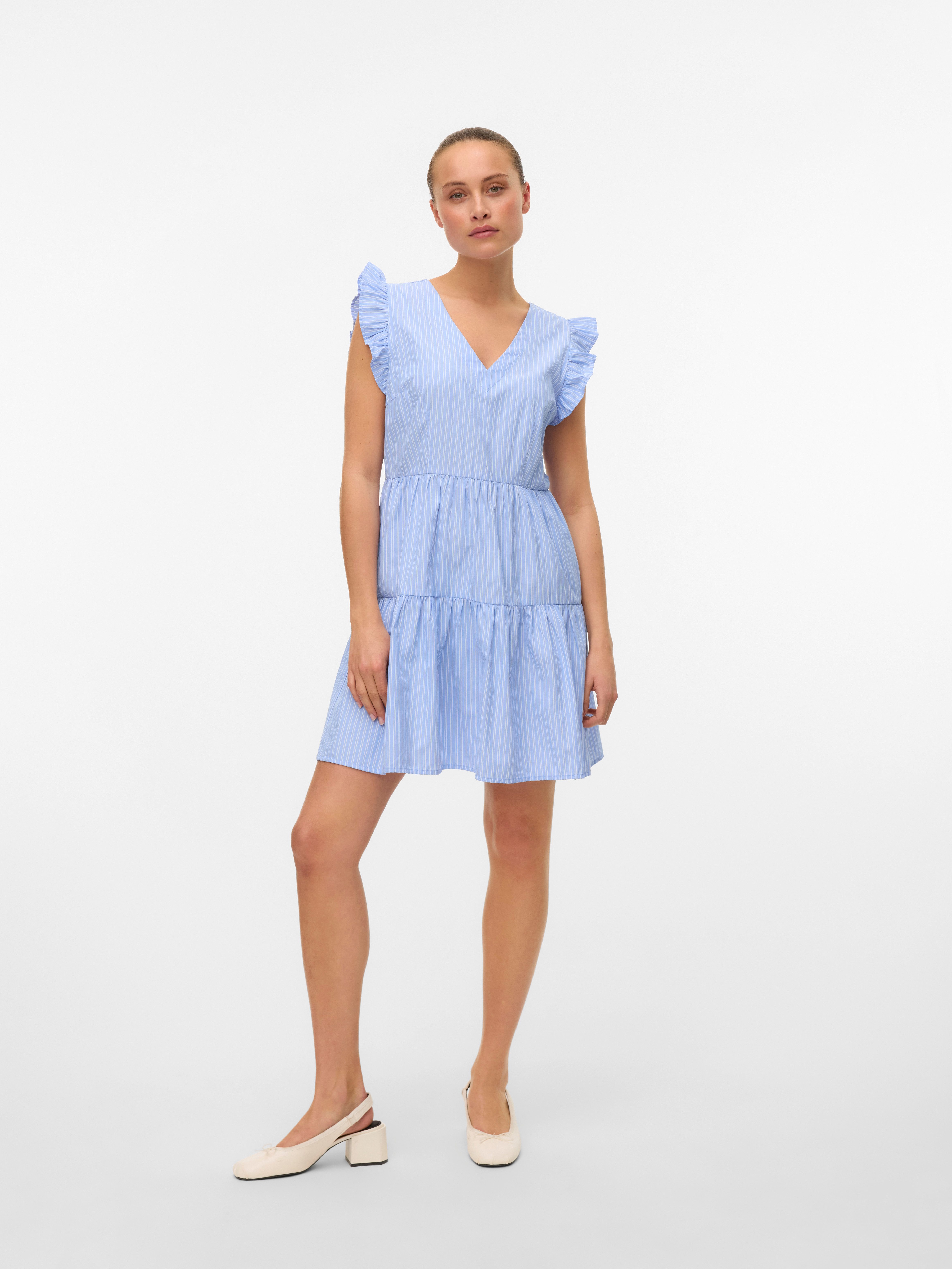 Vero Moda Tunikakleid VMFANNI SL SHORT DRESS WVN GA NOOS Sommerkleid