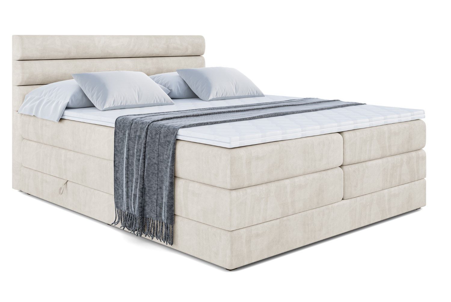 ALTDECOR Boxspringbett CELESTIA KING (Multipocket-Matratze H4, günstig online kaufen