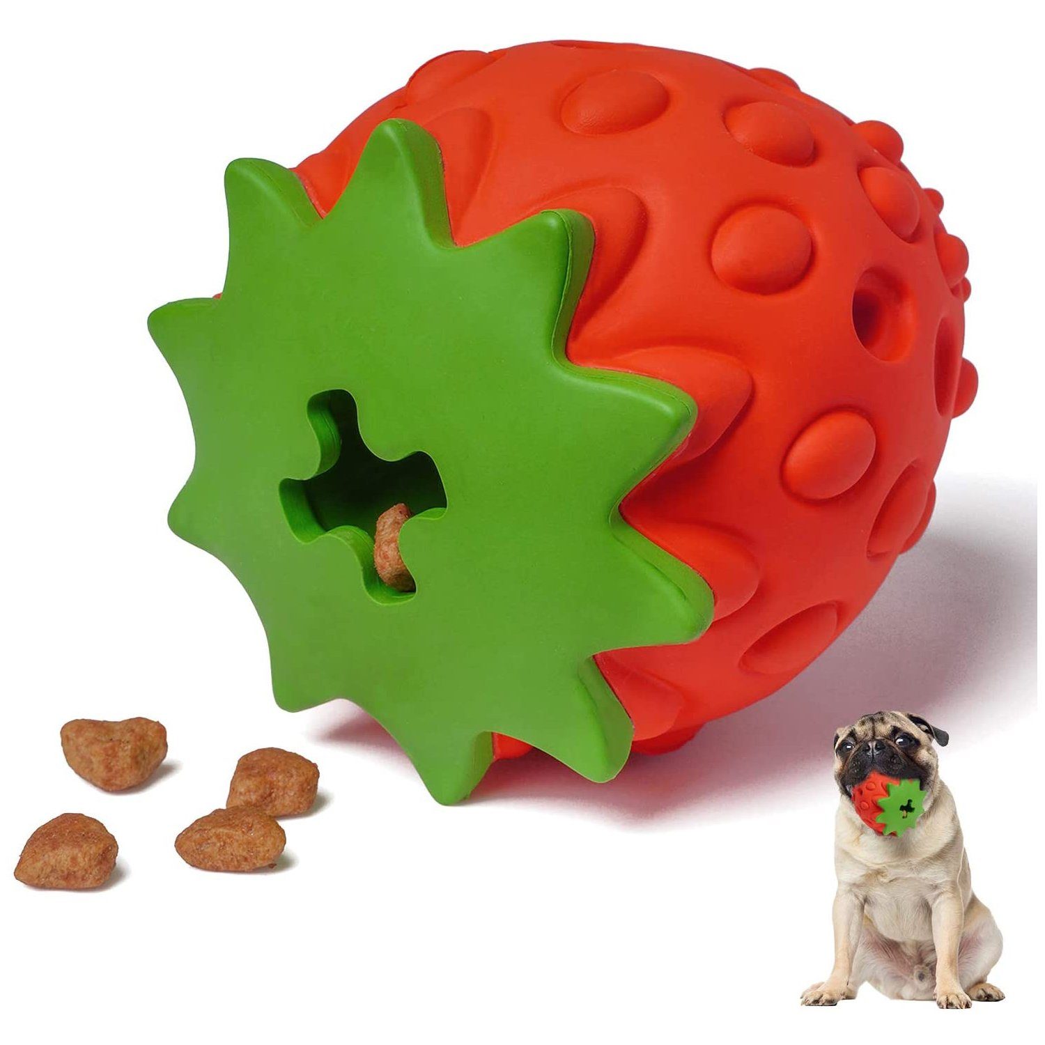 Sross Kauspielzeug »Hund kauspielzeug Interaktives Spielzeug  Trainingsspielzeug Großes zähes Hundespielzeug für Langeweile Welpe  Kauspielzeug Zahnen Spielzeug Hund, für die Zahnreinigung, Erdbeere« online  kaufen | OTTO