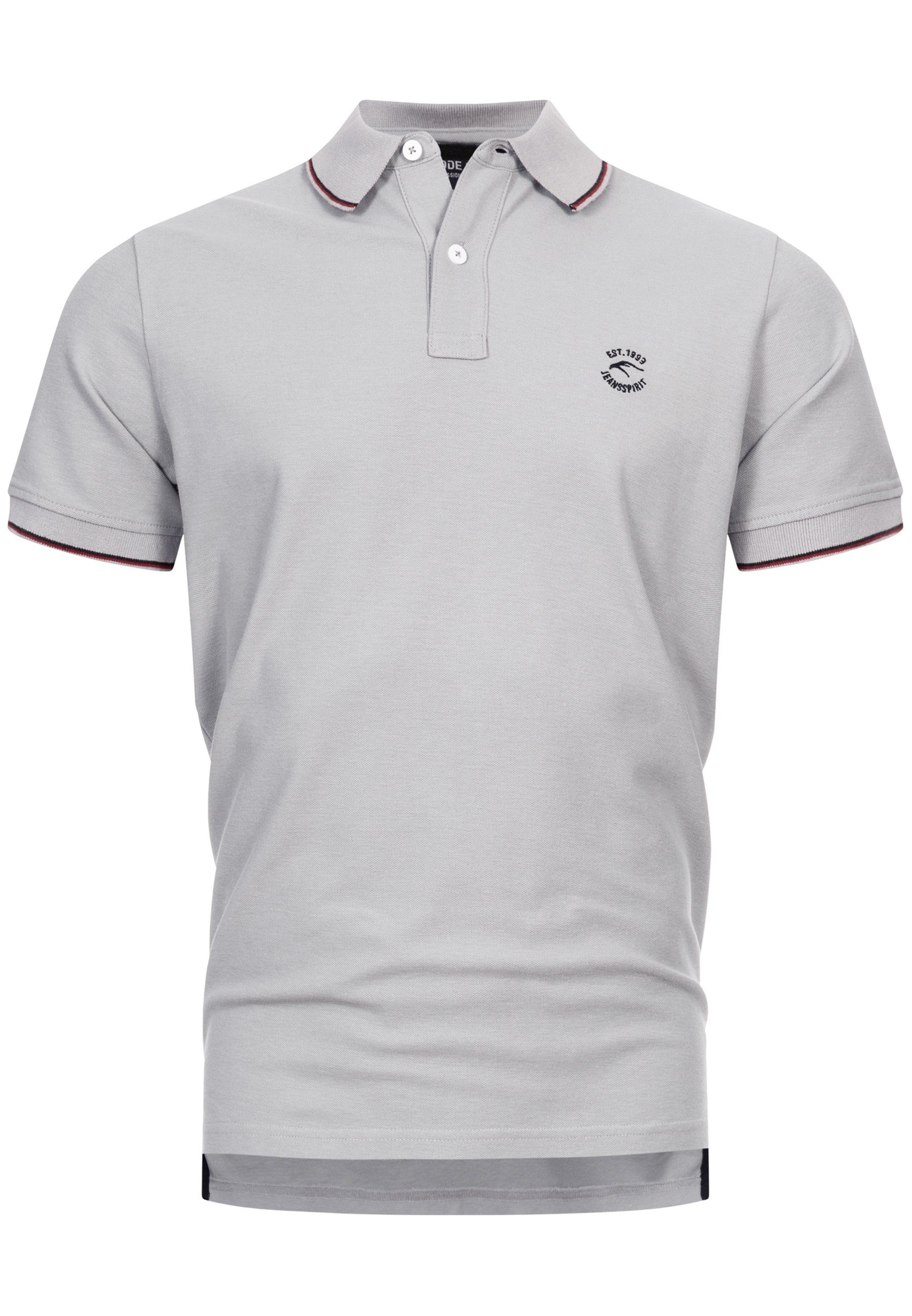 Wallo Grey Poloshirt Indicode Lt