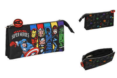 The AVENGERS Federtasche The avengers Dreifaches Mehrzweck-Etui The Avengers Super heroes Schwa