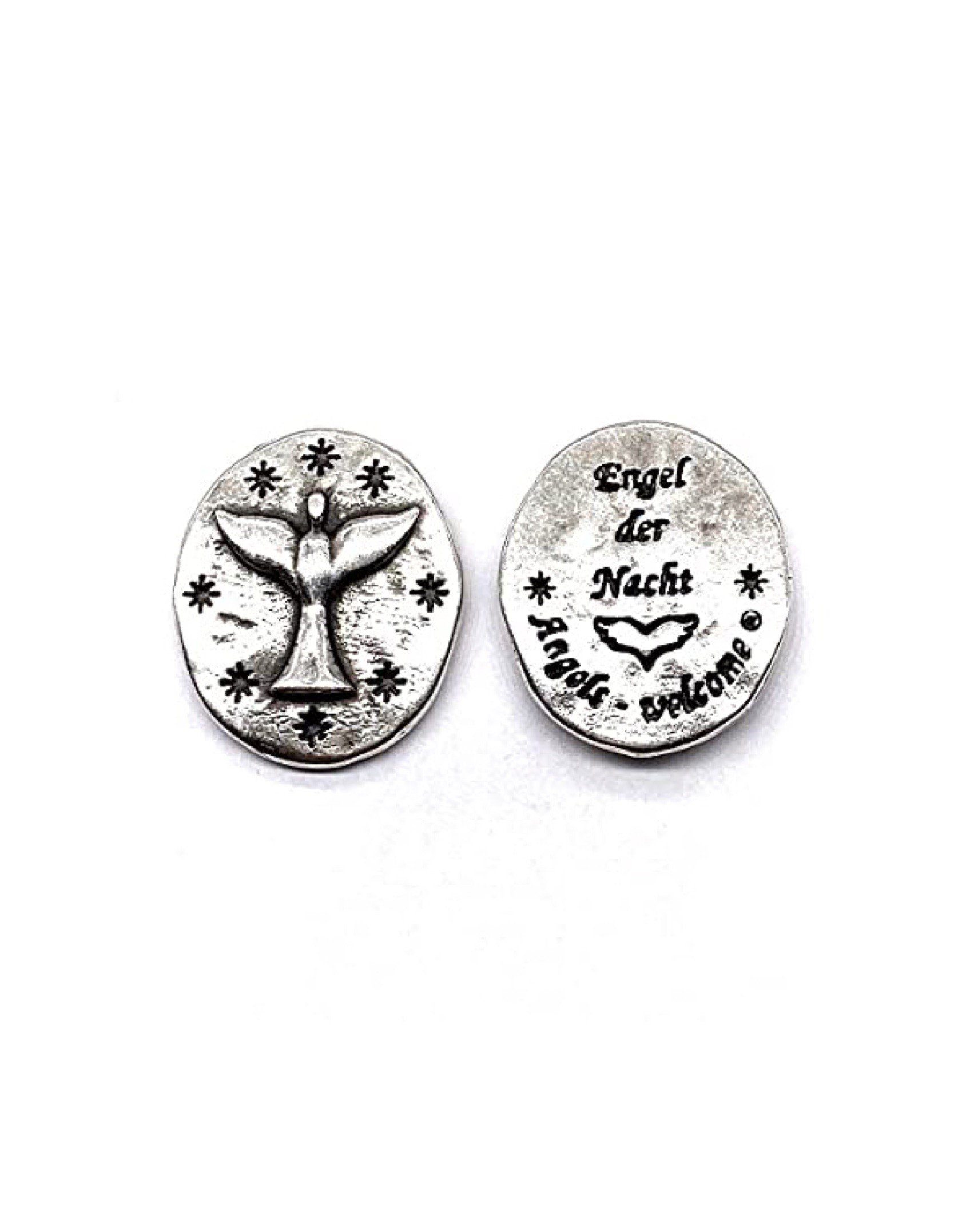 Charm Engel Schutzengel Talisman-Münze Engel der Nacht