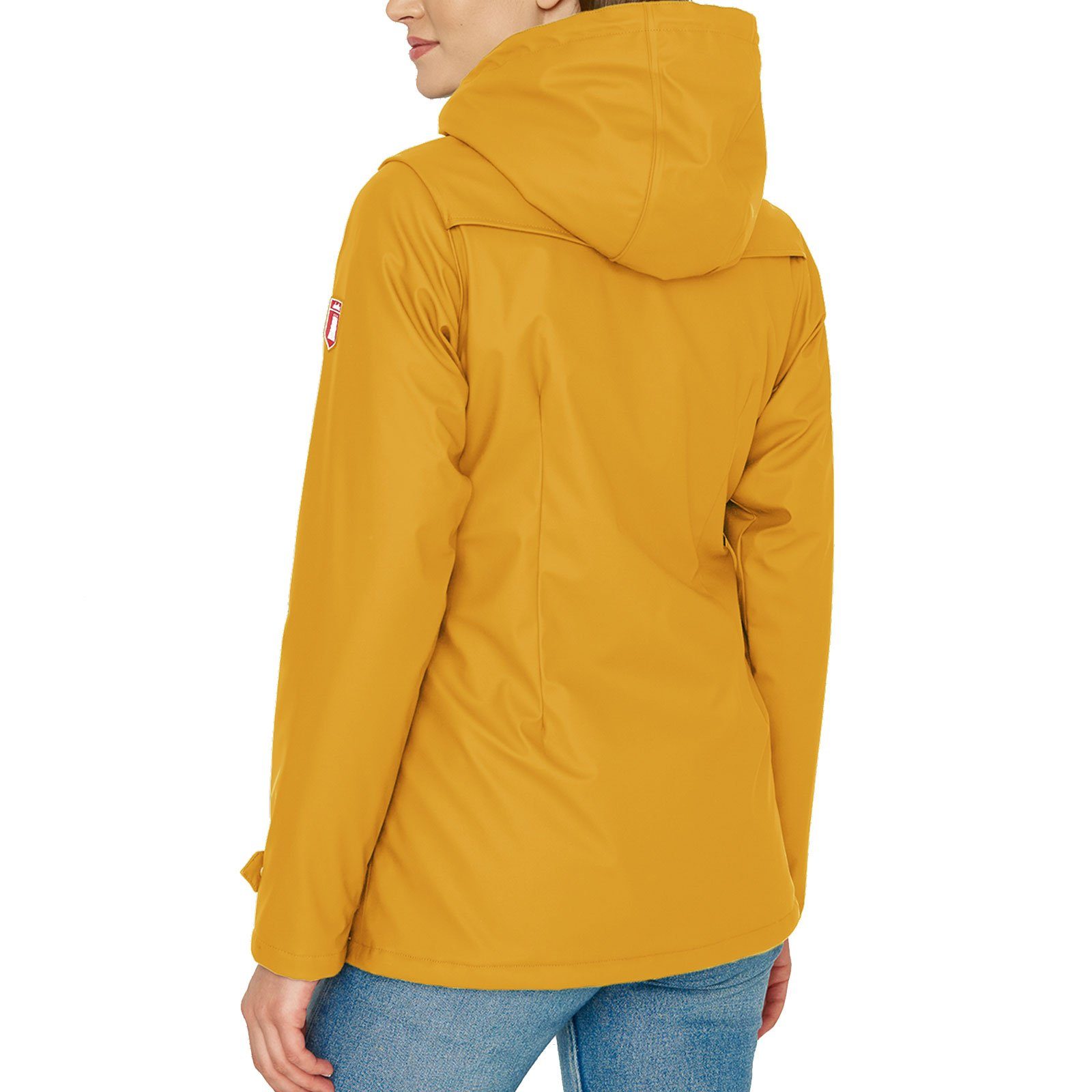 Derbe Regenjacke Pensholm mit weichem Teddy-Innenfutter