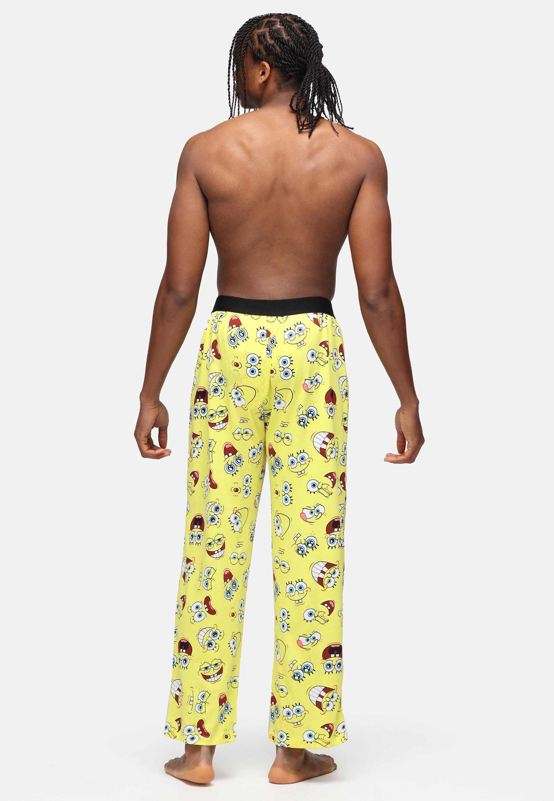 Features Pant yellow Lounge Character Spongebob Loungepants - - Recovered