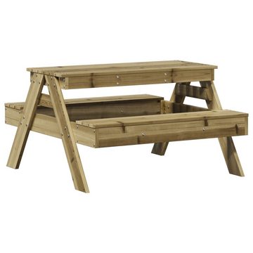 vidaXL Gartentisch Picknicktisch für Kinder 88x97x52 cm Imprägniertes Kiefernholz (1-St)