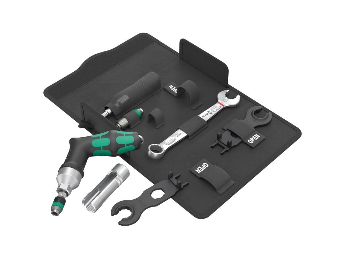 Wera Werkzeugset 9524 Photovoltaik, (Set), inkl. 2 Montageschlüssel 9108 für Solar-Stecker MC4