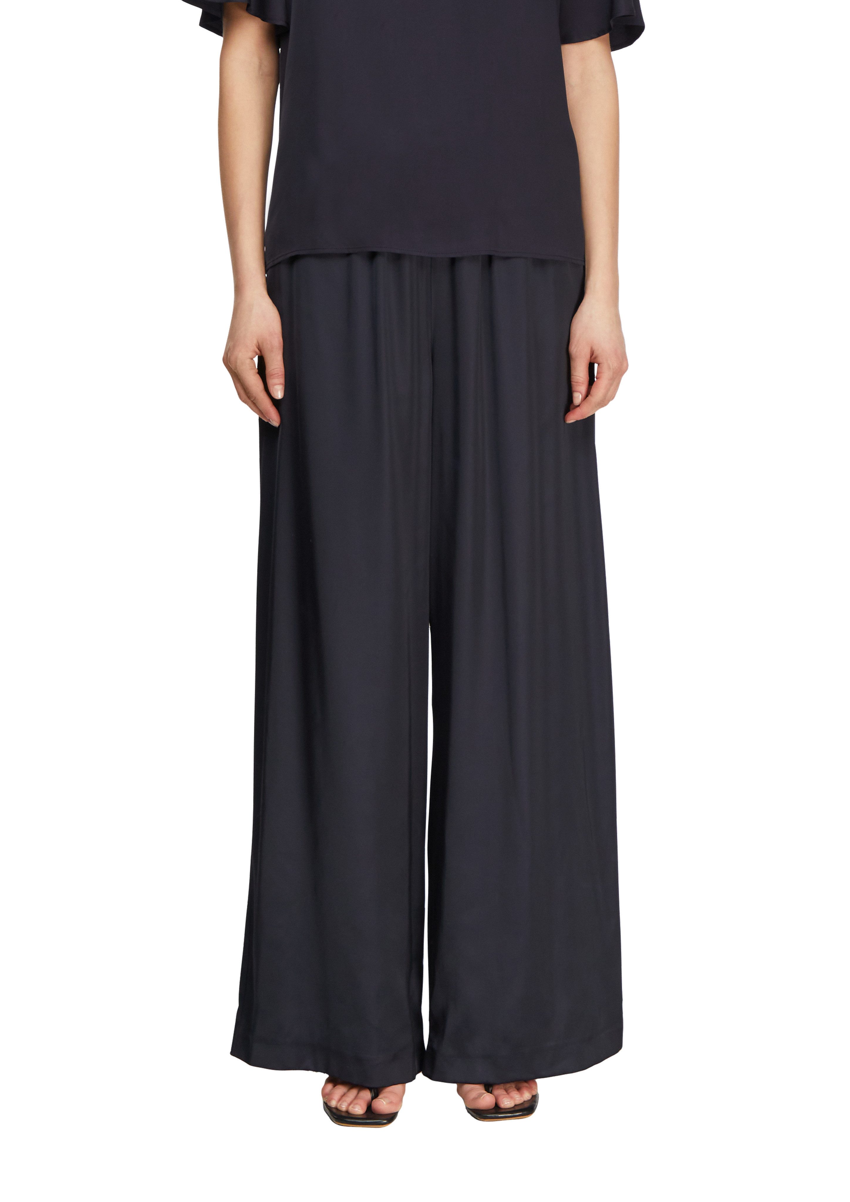 comma Stoffhose mit elastischem Bund