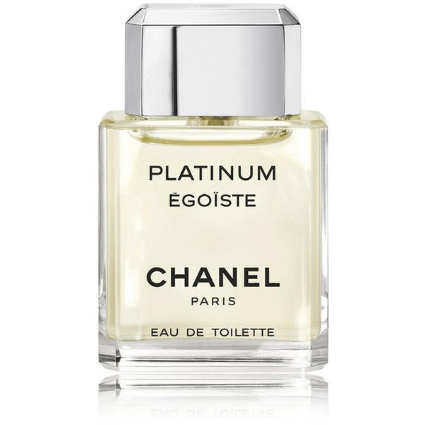 CHANEL Eau de Parfum Platinum Egoiste, Glasflakon, Parfüm EDP, Herrenduft