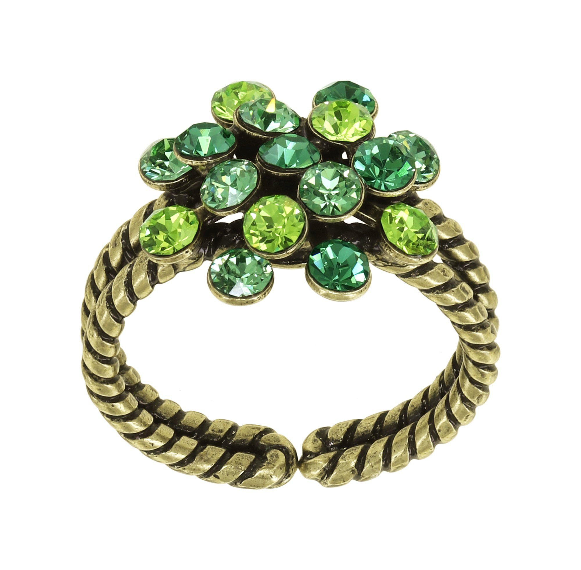 KONPLOTT Armband KONPLOTT Ring Magic Fireball Mini grün antik Messing