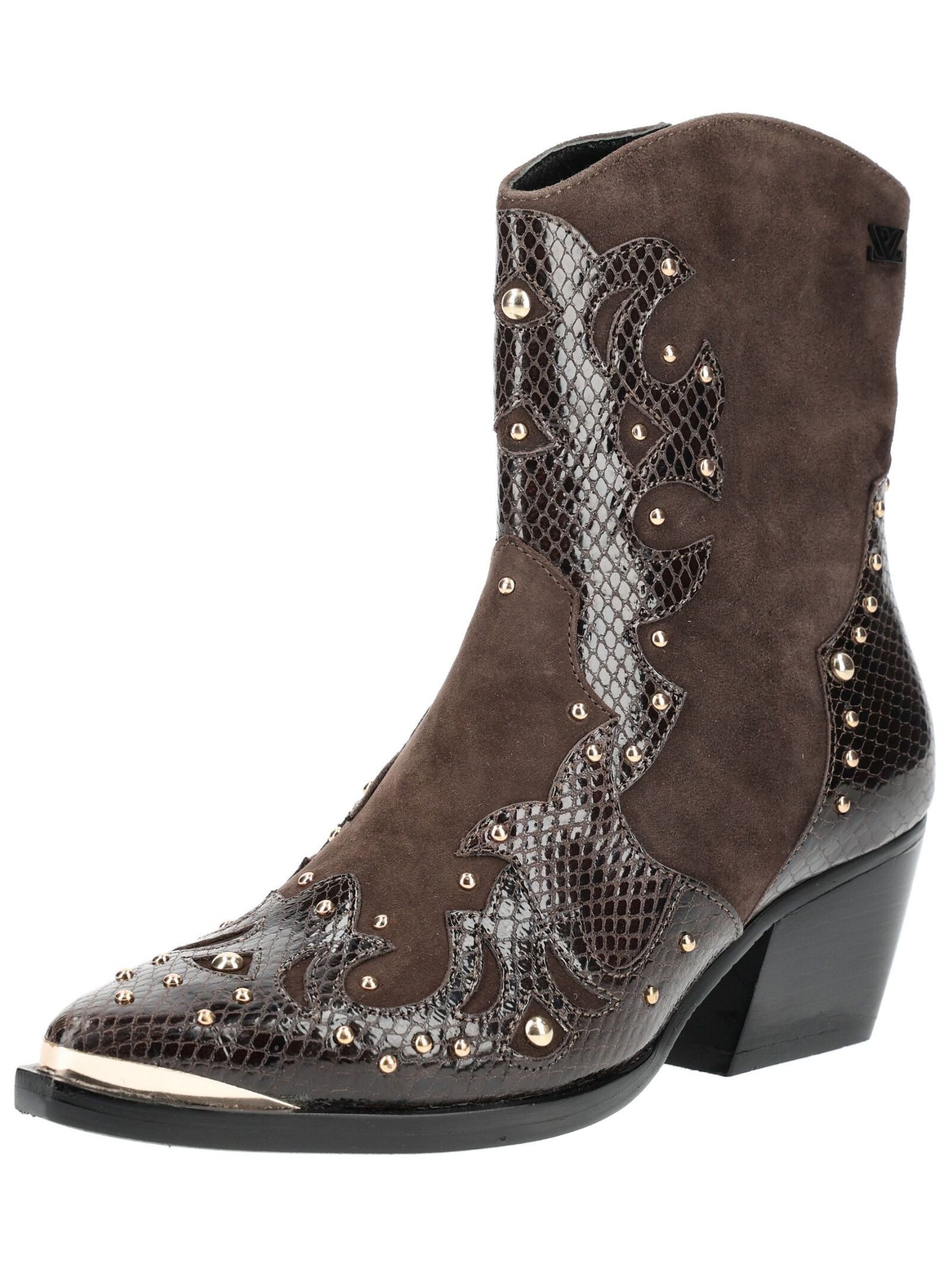 Lazamani Lazamani Stiefelette Leder/Textil Bikerboots