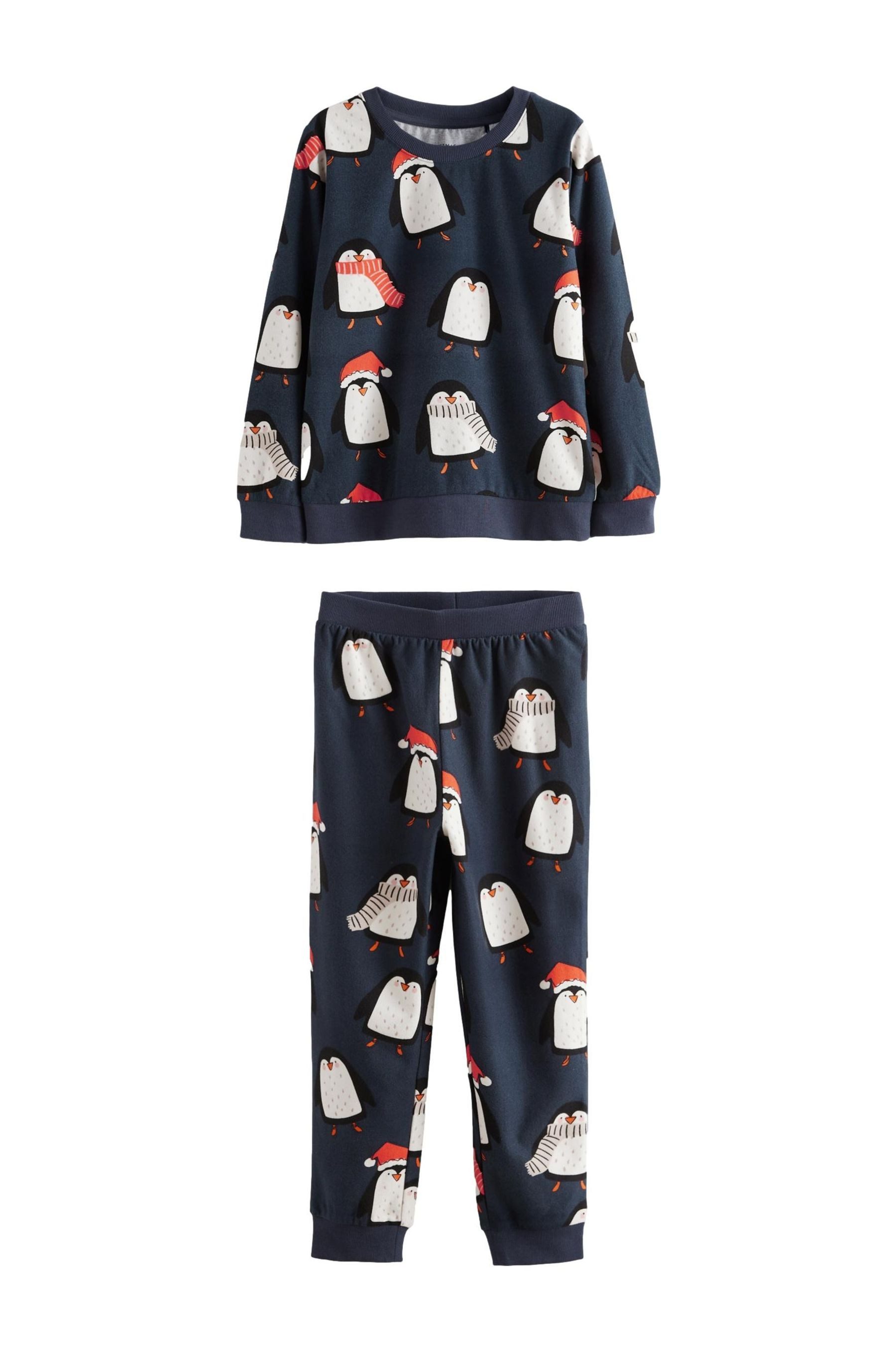 Pyjama Familienkollektion Kinder-Schlafanzug, Pinguin