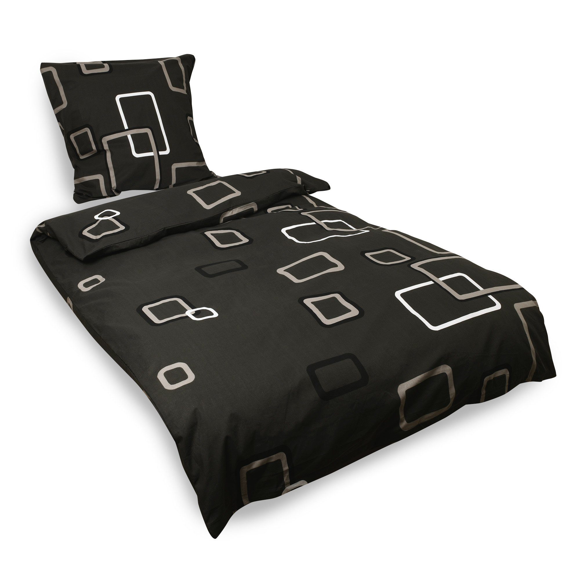 Beautissu Bettwäsche Noa, Baumwolle, 2 teilig, 2 tlg. Renforcé Bettgarnitur günstig online kaufen