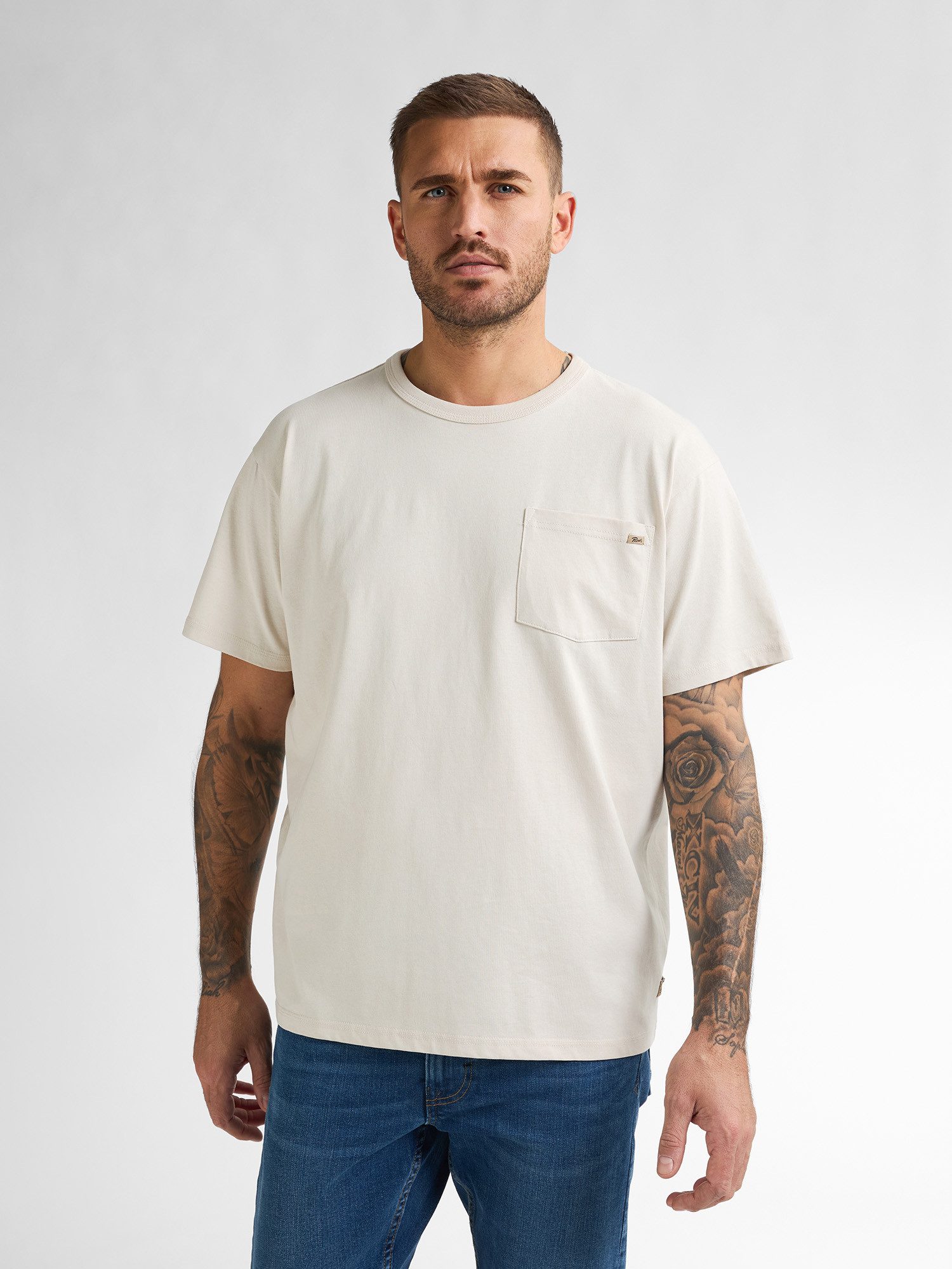 Petrol Industries T-Shirt T-shirt mit Brusttasche Reefpark