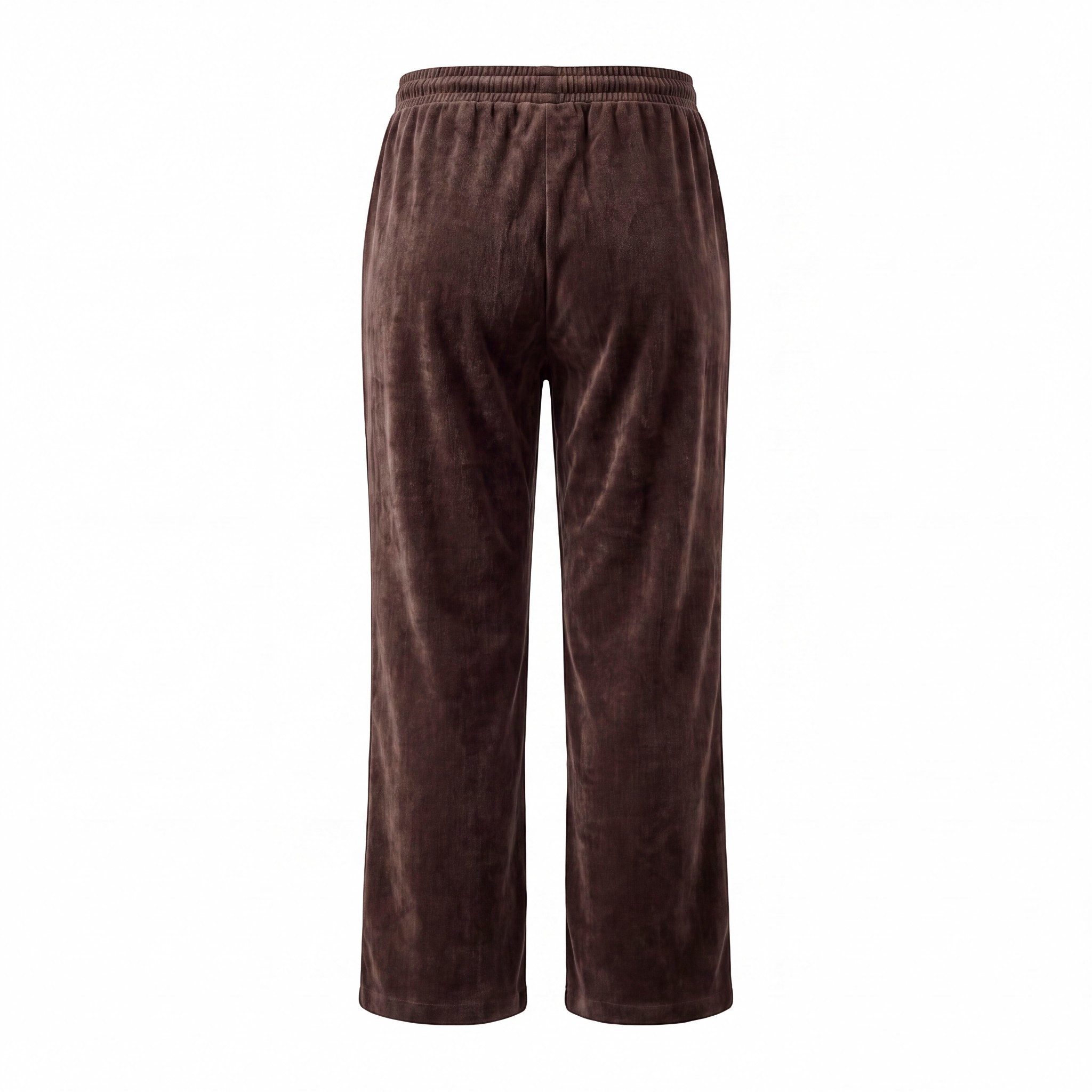 OriginalYou Schlupfhose Damen Freizeithose Samt Velours Stoffhose Straight Leg Kurzgröße Straight Leg, samtig weich – Bild 2 von 3