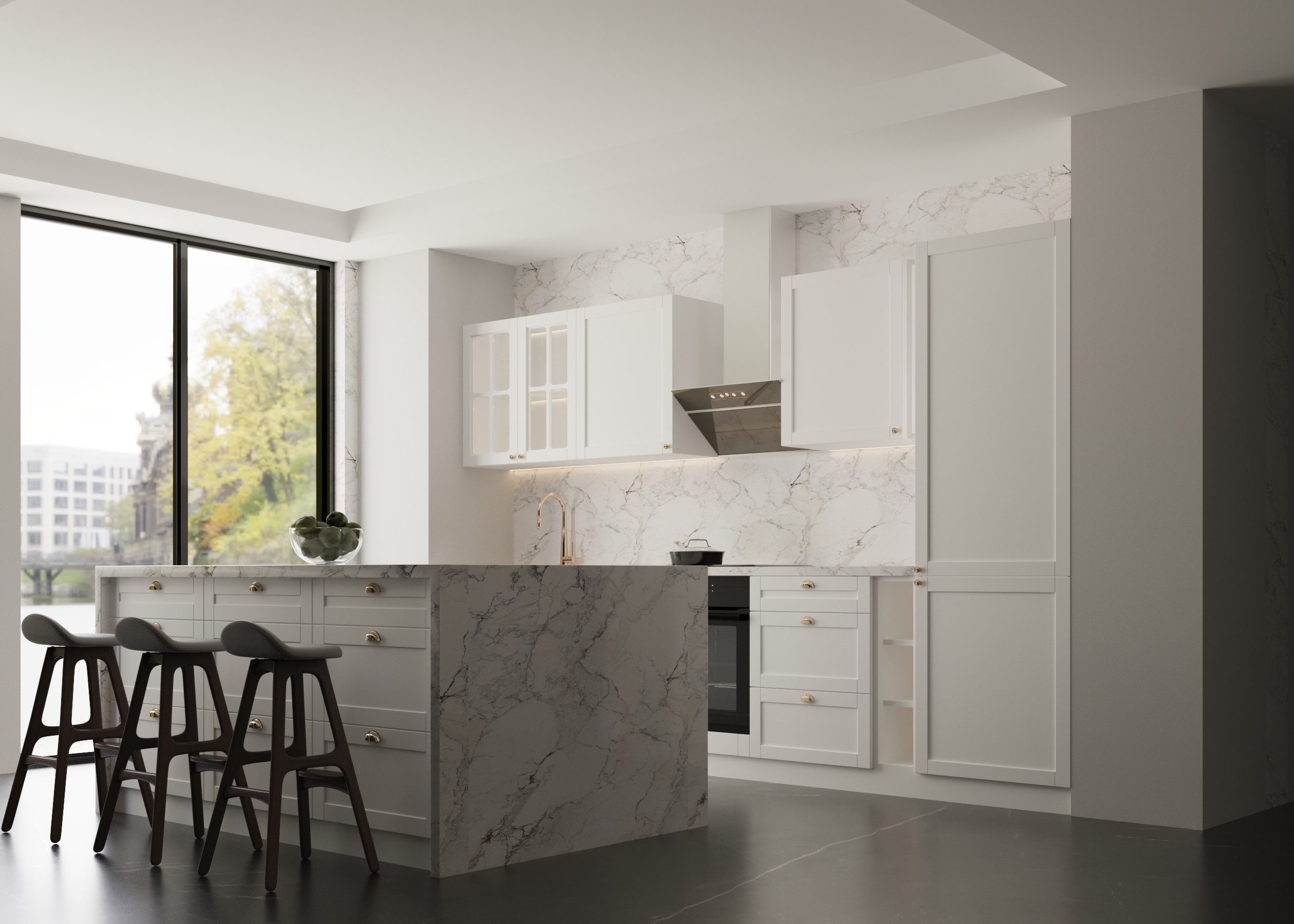 ROYAL24_MARKT Küchenzeile K2-G340 - Linea - günstig online kaufen