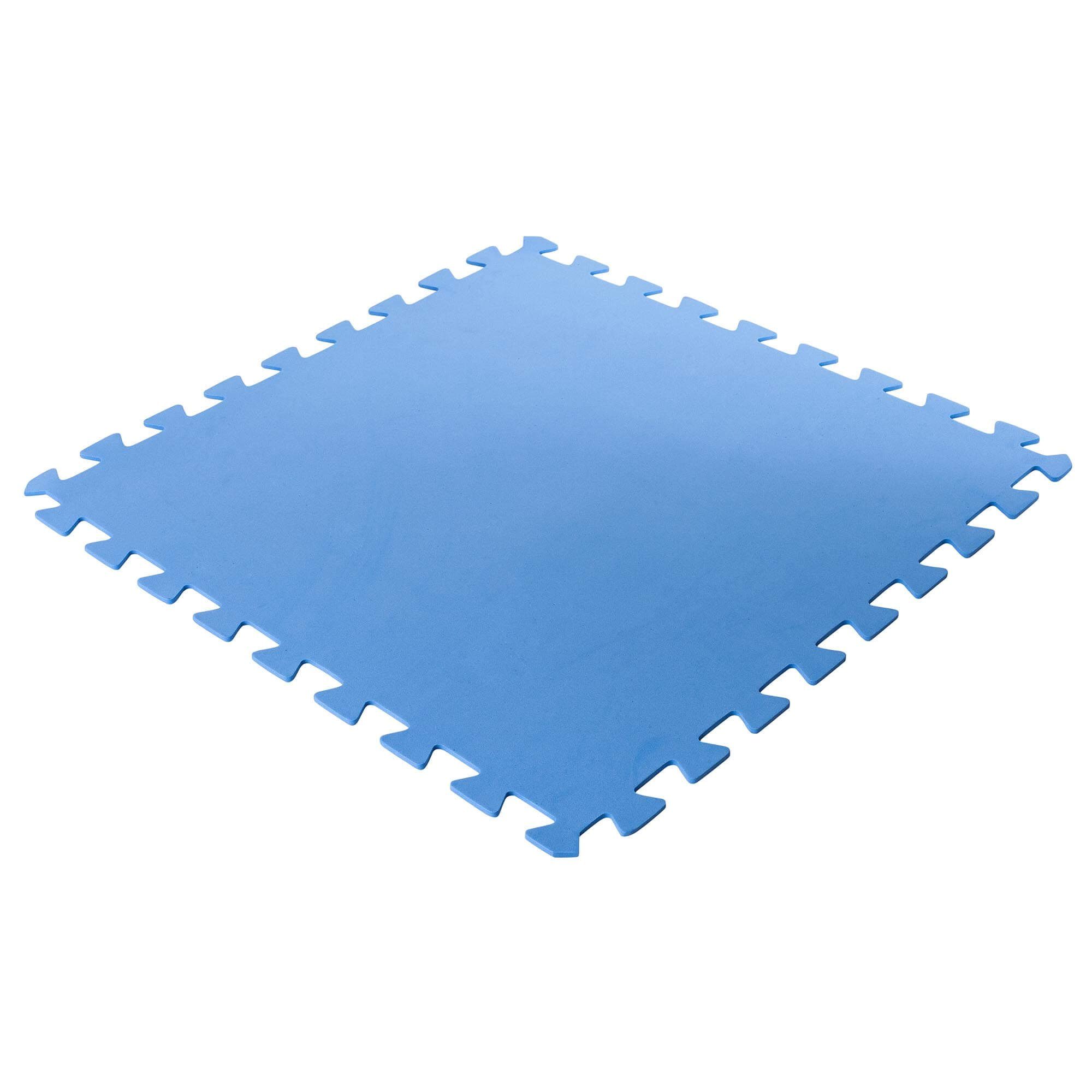 SUMMER FUN Bodenschutzmatte Bodenschutzmatten, blau, Stück S, im 500x500x4mm (8 Komplett-Set