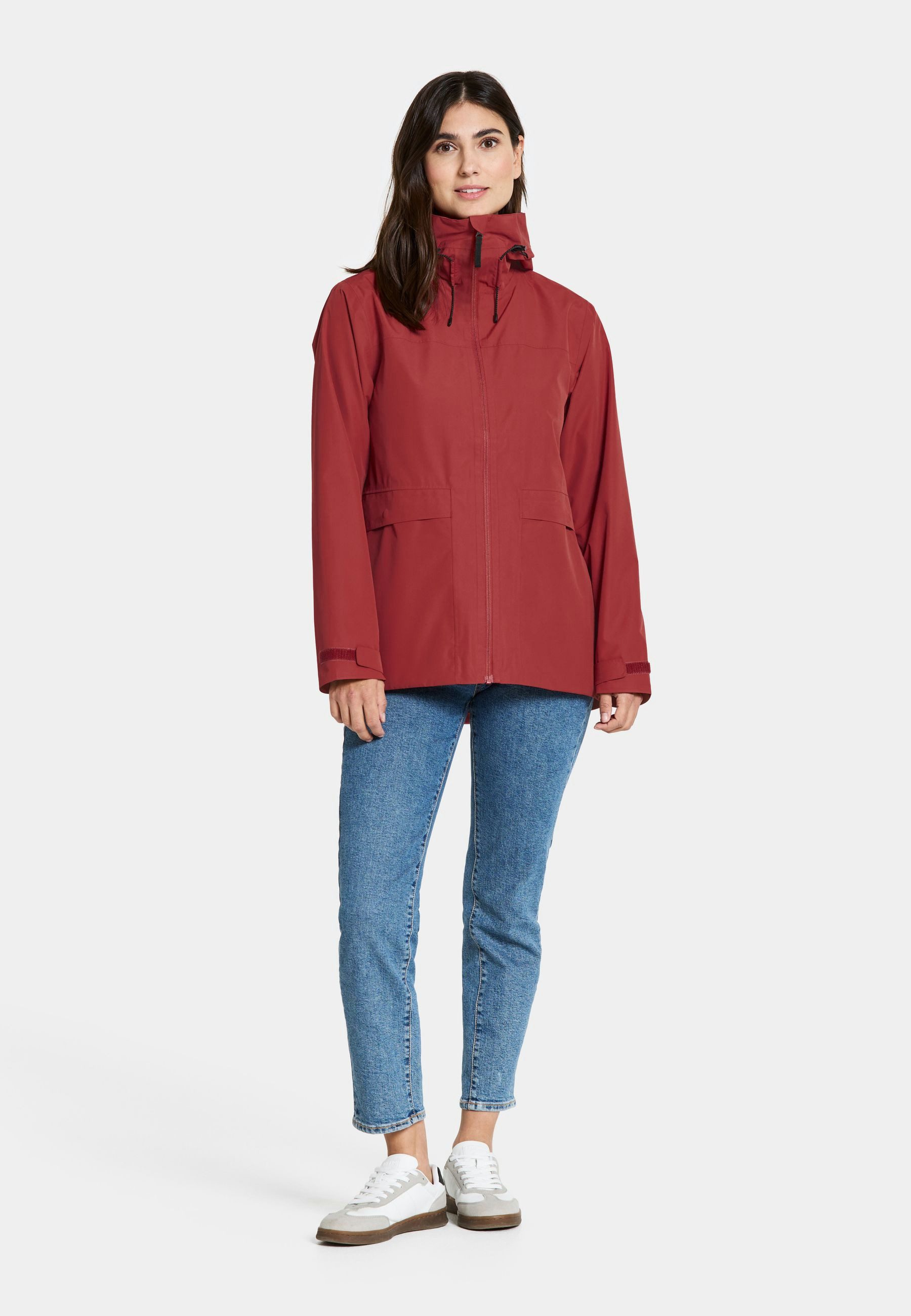 Didriksons Allwetterjacke Damen Übergangsjacke Regenjacke Wasserdicht JOANNA mit Taschen