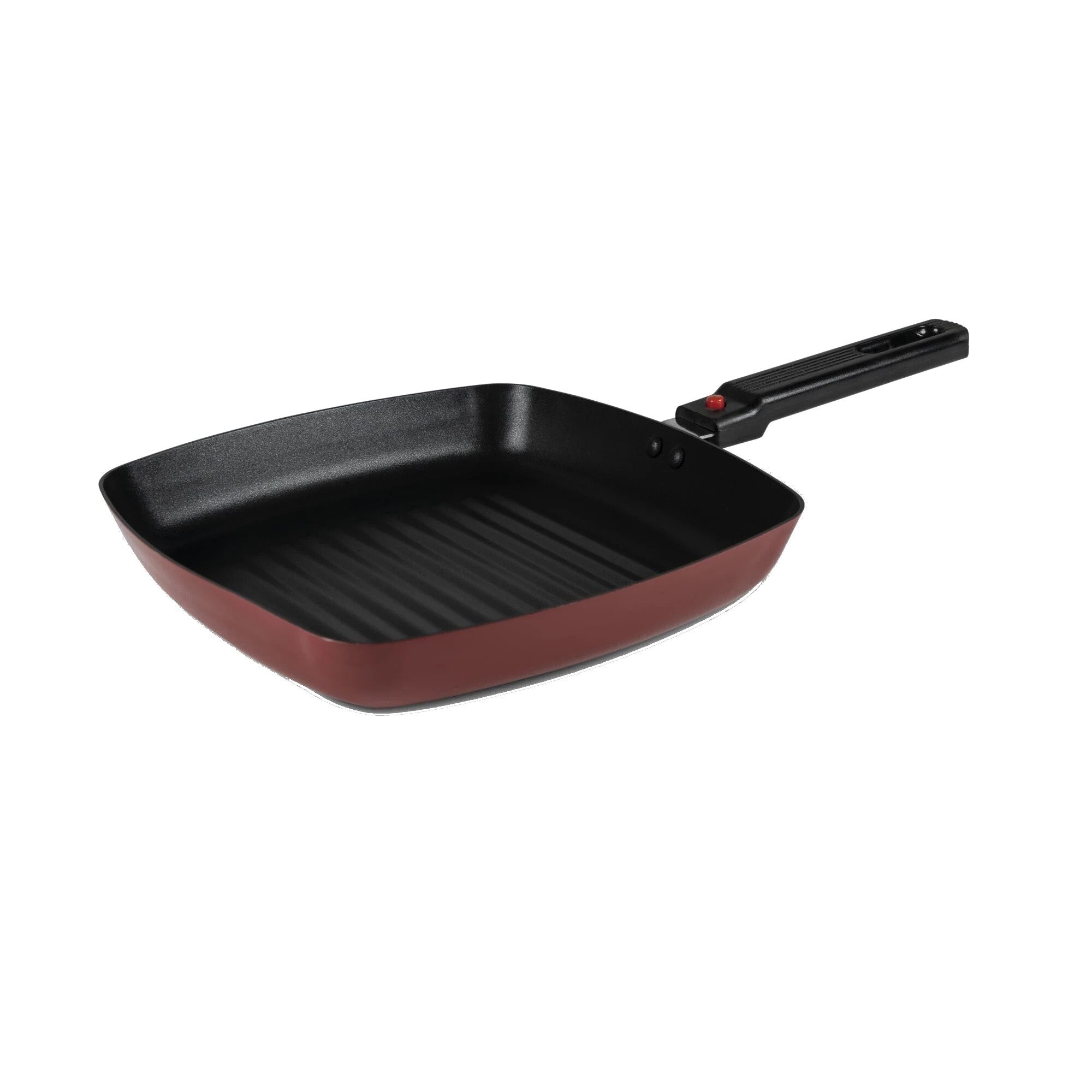 Kampa Dometic Bratpfanne Square Frying Pan, Edelstahl, abnehmbarer Griff