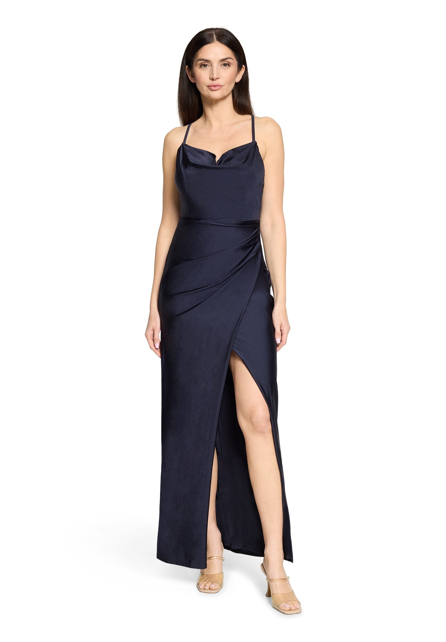 Vera Mont Abendkleid Damen figurbetont Schlitz günstig online kaufen