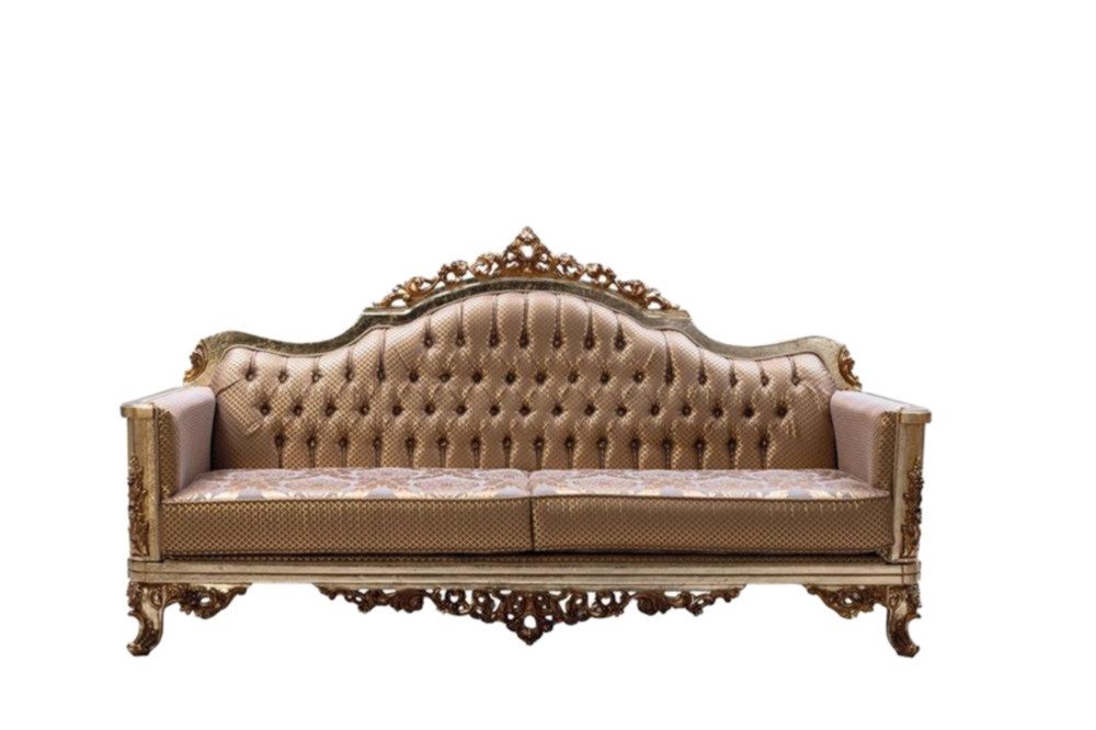 Xlmoebel Chesterfield-Sofa Luxuriöses klassisches Design 3-Sitzer Sofa für das Wohnzimmer, 1 Teile, Hergestellt in Europa