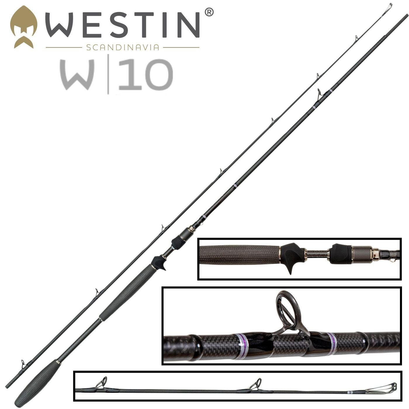 Spinnrute Powercast-T XXH Spinnrute W10 Fishing WESTIN 40-150g 8' 240cm Westin