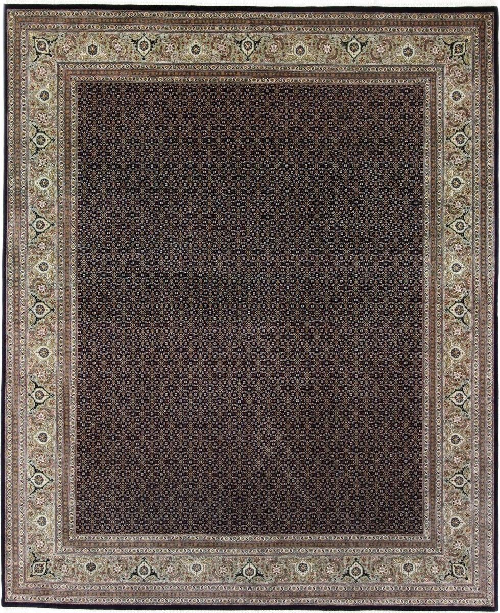 Orientteppich Indo Täbriz fein 201x244 Handgeknüpfter Orientteppich, Nain Trading, rechteckig, Höhe: 12 mm