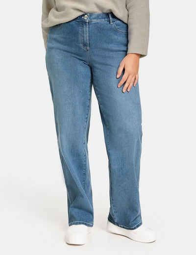 Samoon Stretch-Jeans Джинсы mit weitem Bein Carlotta