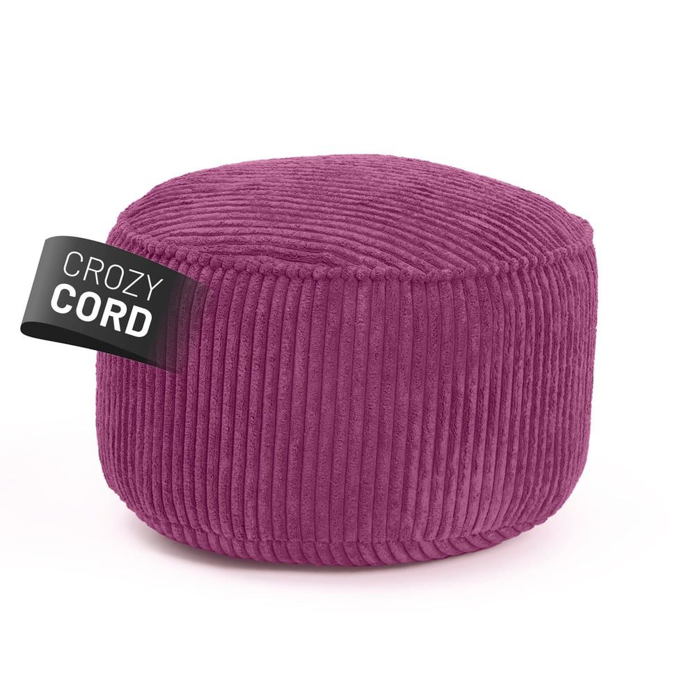 Lumaland Pouf Sitzsack-Hocker Pouf rund Cord günstig online kaufen
