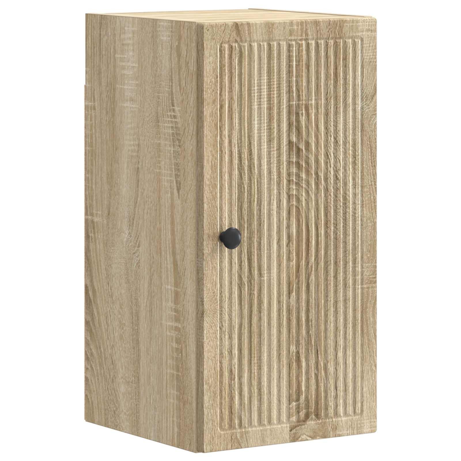 vidaXL Badezimmerspiegelschrank Badezimmer-Wandschrank EDE Sonoma-Eiche 30 x 31 x 59 cm