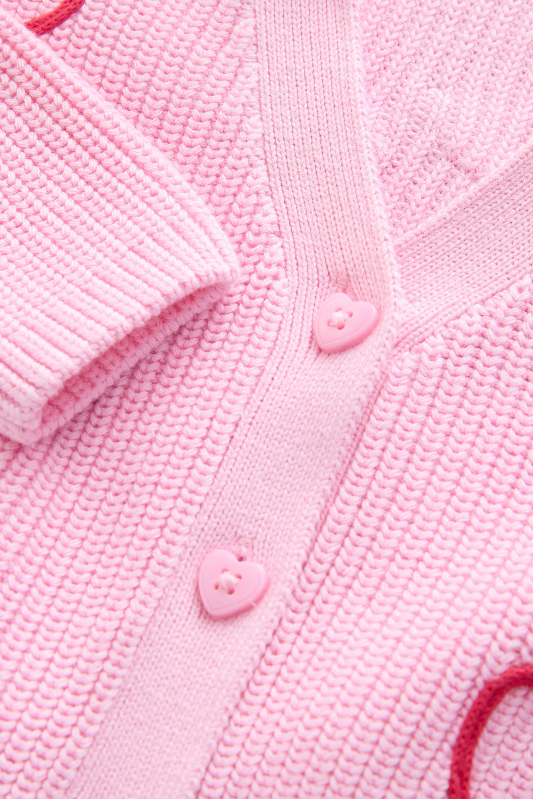 Next Strickjacke Strickjacke, Love Bug (1-tlg)