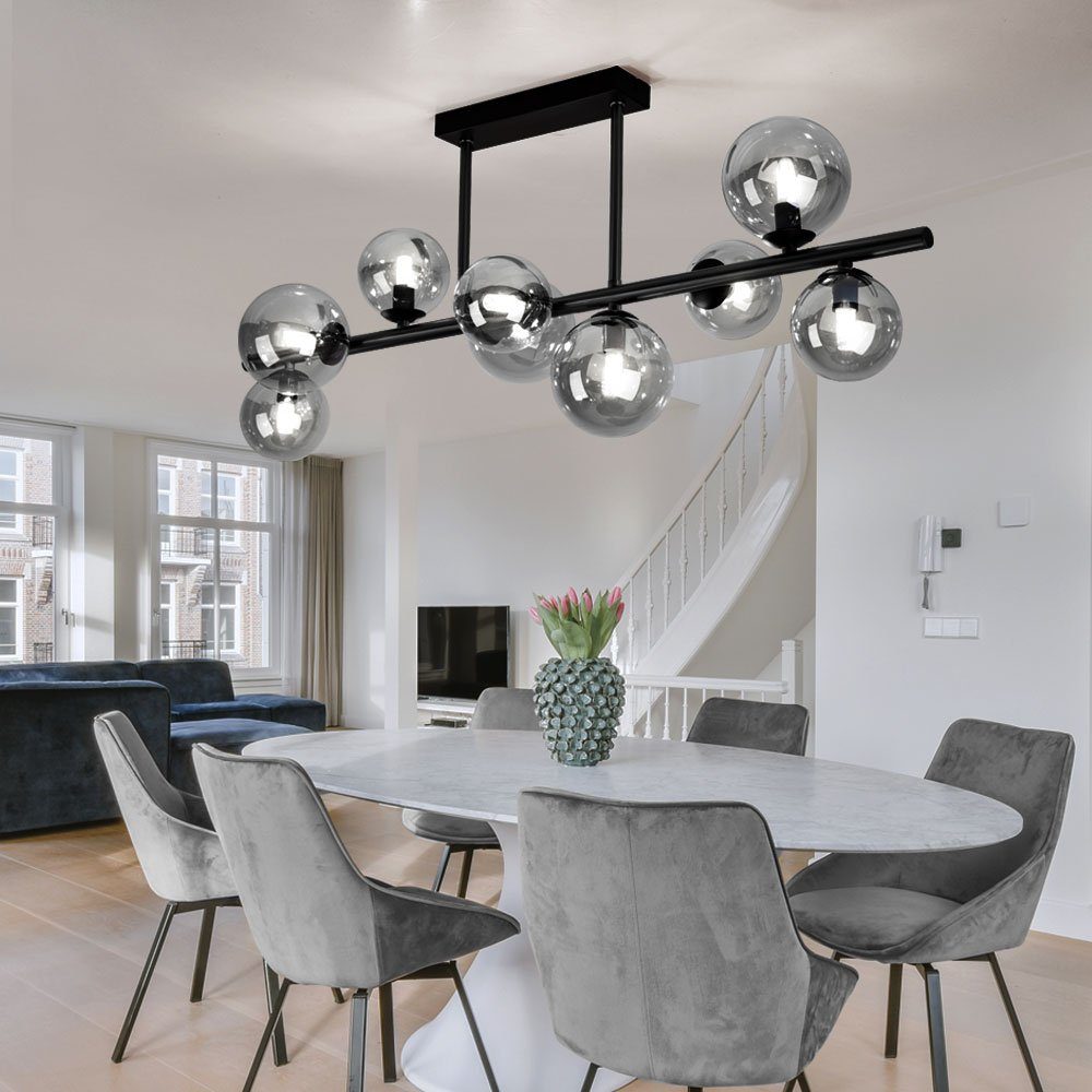 GLOBO LIGHTING LED Deckenleuchte, Leuchtmittel inklusive, Warmweiß, Deckenleuchte mit Glas Strahler Kugel Deckenlampen