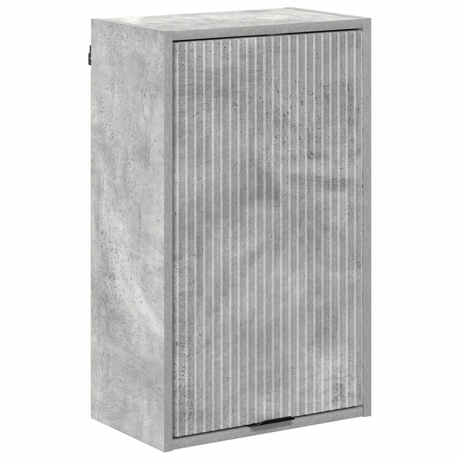 vidaXL Badezimmerspiegelschrank Badezimmerschrank Beton Grau 39 x 23,5 x 65 cm (1-St)